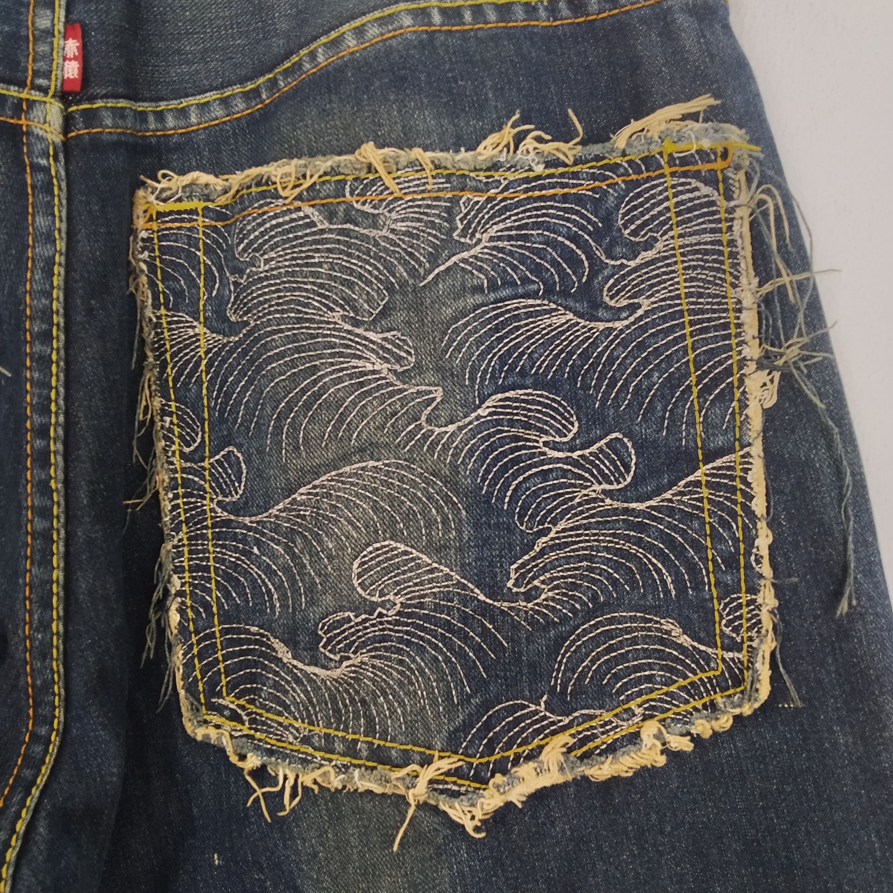 Denime Vintage RMC Denim Jeans Souvenir Selvedge Jeans Size US 33 - 9 Thumbnail