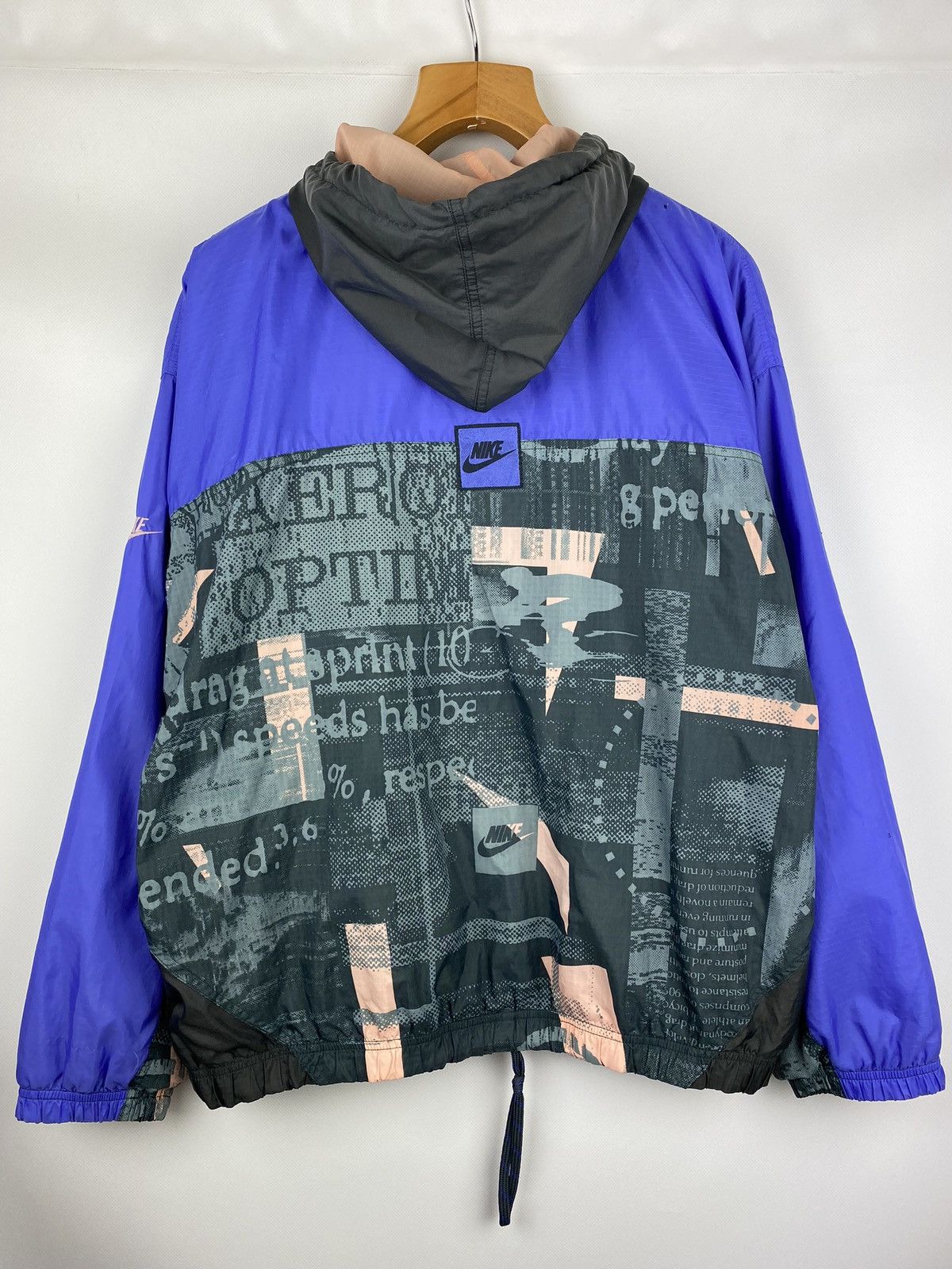 Nike VTG Y2K Nike high performance sports hooded anorak jacket Size US M / EU 48-50 / 2 - 12 Thumbnail