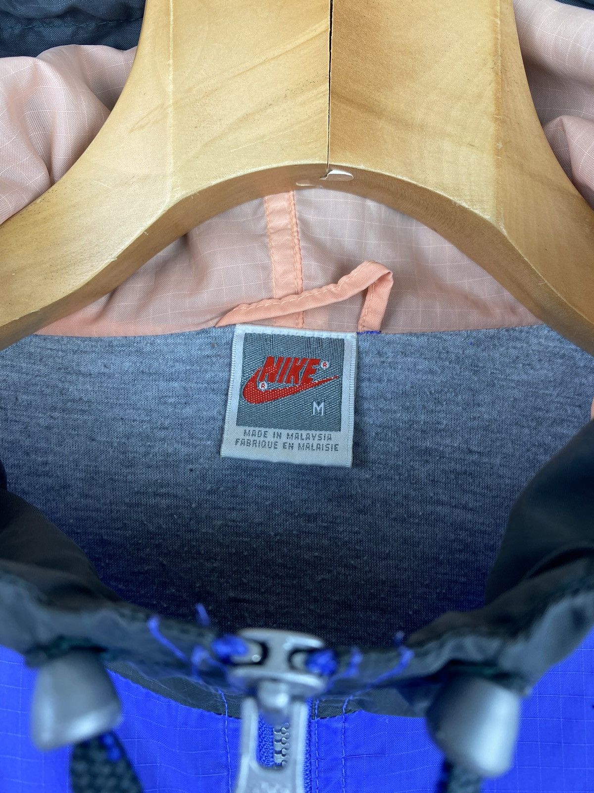 Nike VTG Y2K Nike high performance sports hooded anorak jacket Size US M / EU 48-50 / 2 - 5 Thumbnail