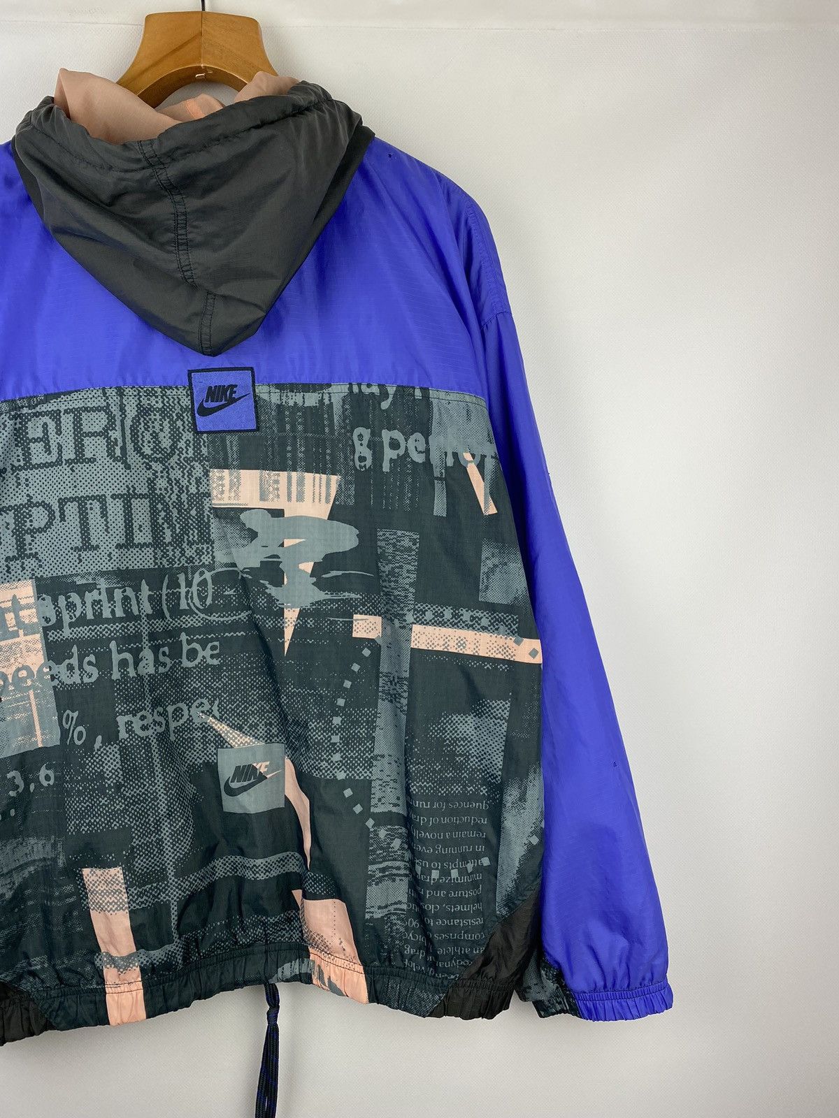 Nike VTG Y2K Nike high performance sports hooded anorak jacket Size US M / EU 48-50 / 2 - 14 Thumbnail
