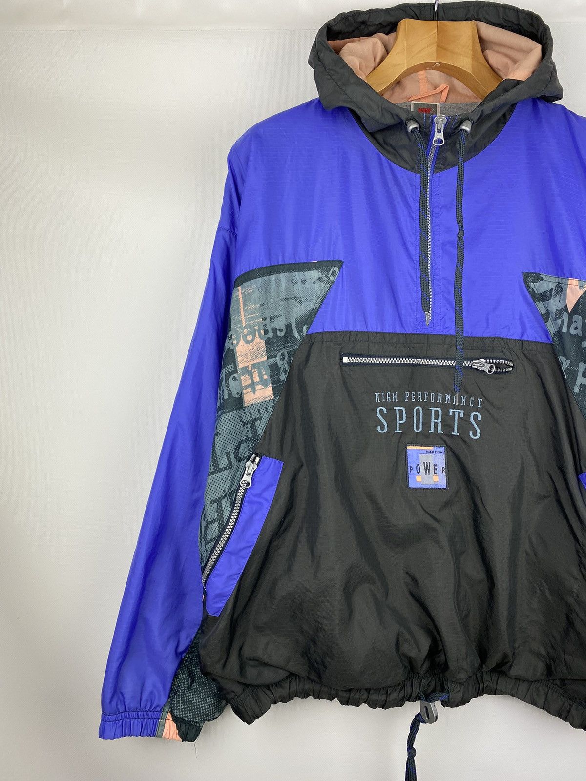 Nike VTG Y2K Nike high performance sports hooded anorak jacket Size US M / EU 48-50 / 2 - 2 Thumbnail