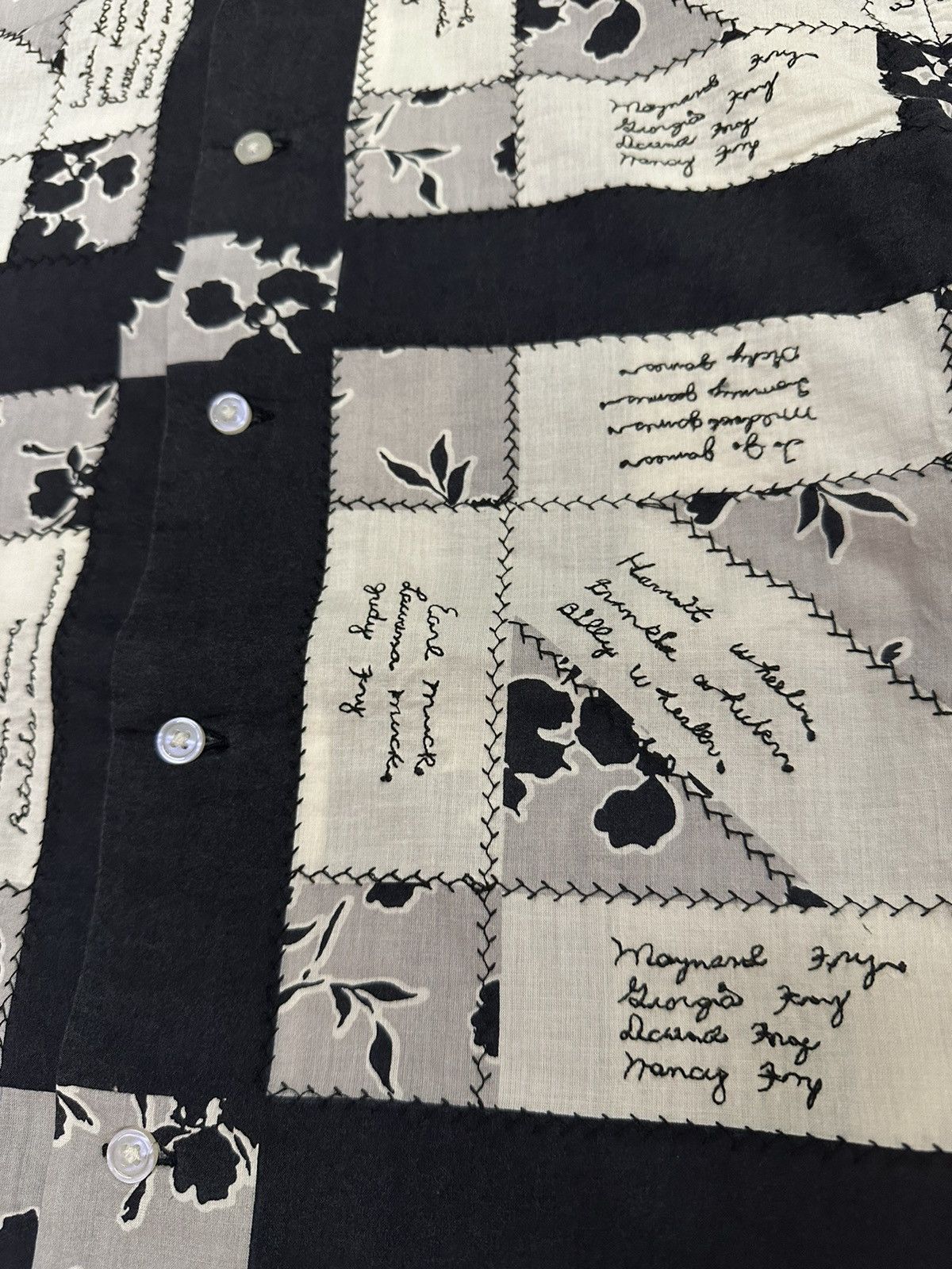 Bode Bode Micro Signature-embroidered cotton shirt Size US S / EU 44-46 / 1 - 2 Thumbnail