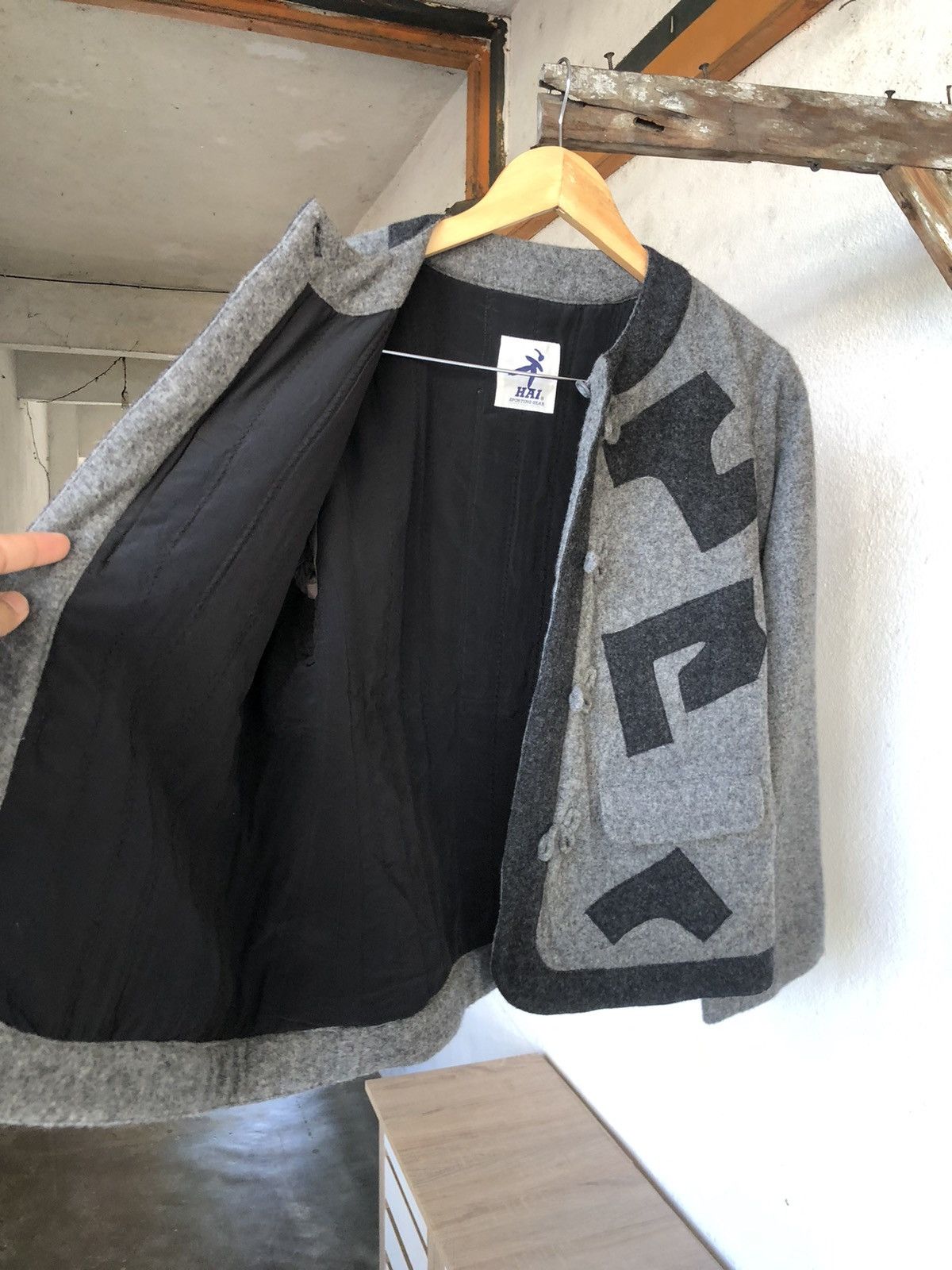 Hai Sporting Gear Vintage Hai Sporting Gear Patchwork Wool Jacket Size M / US 6-8 / IT 42-44 - 20 Thumbnail