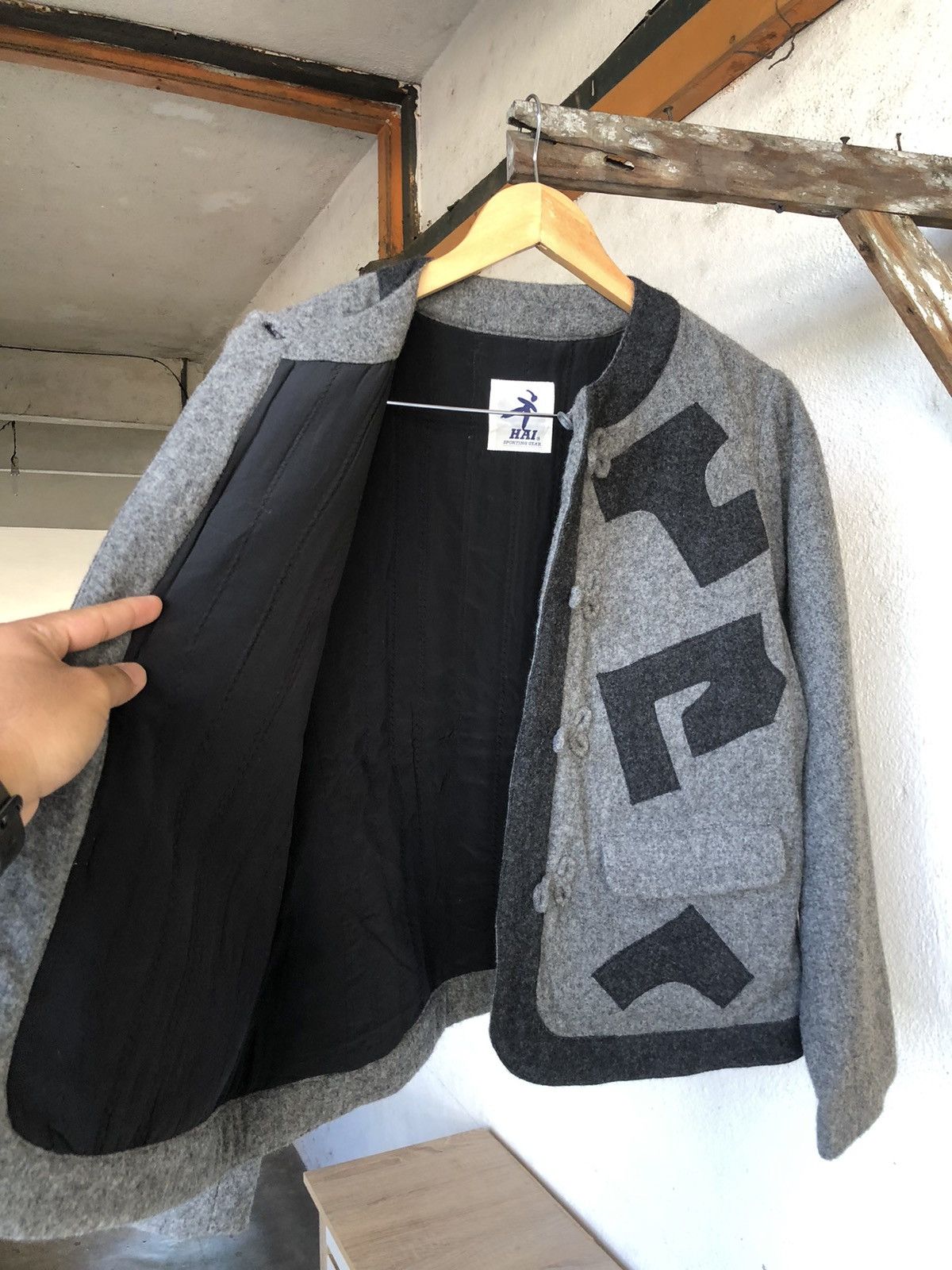 Hai Sporting Gear Vintage Hai Sporting Gear Patchwork Wool Jacket Size M / US 6-8 / IT 42-44 - 4 Thumbnail