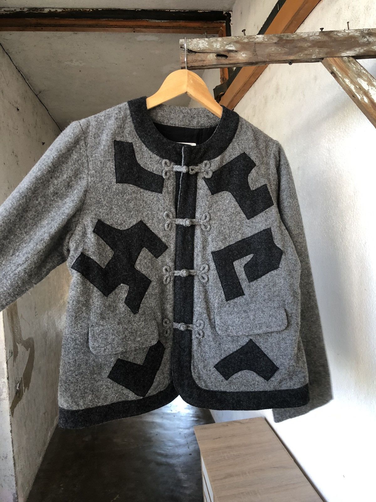 Hai Sporting Gear Vintage Hai Sporting Gear Patchwork Wool Jacket Size M / US 6-8 / IT 42-44 - 15 Thumbnail