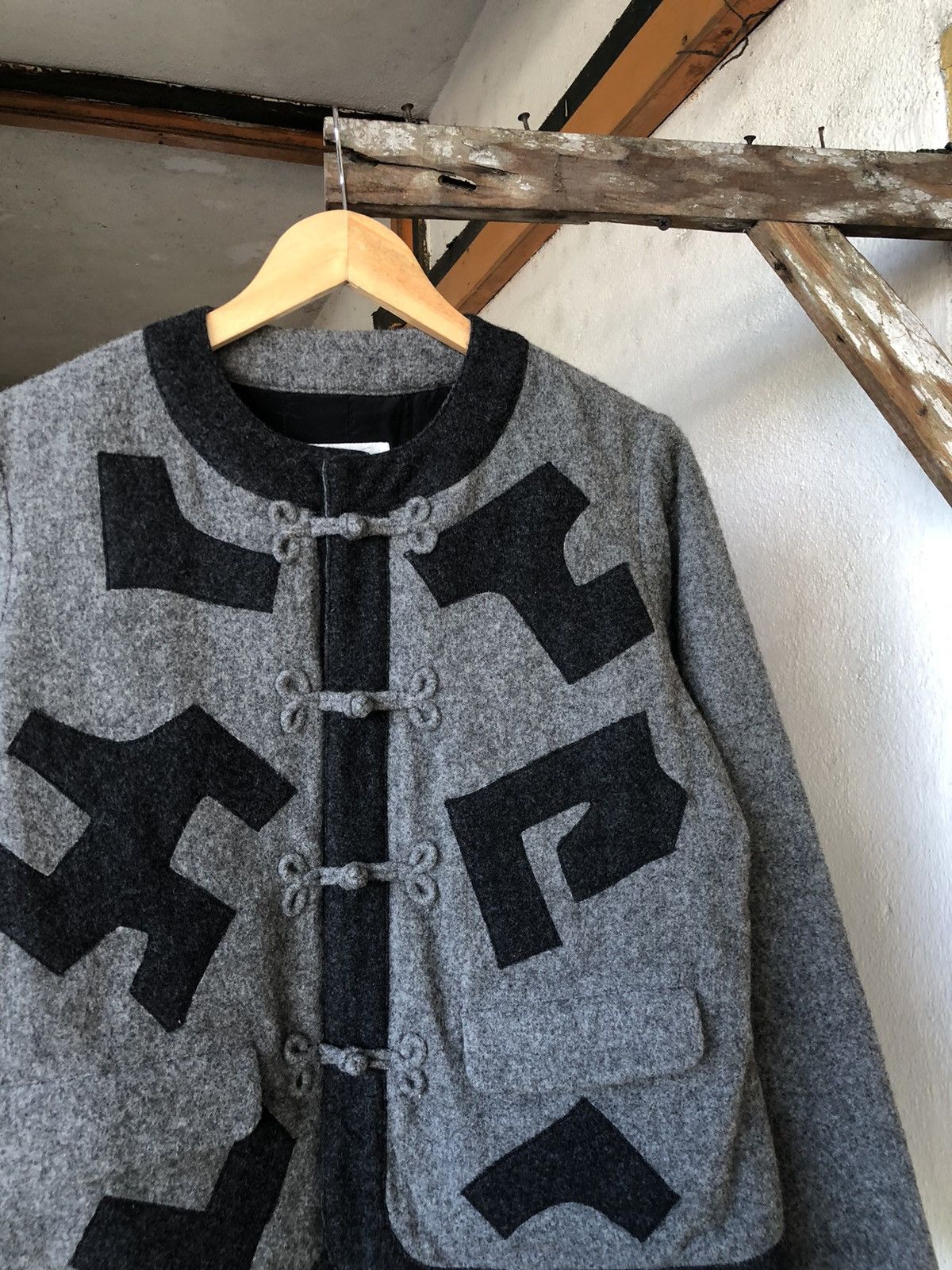 Hai Sporting Gear Vintage Hai Sporting Gear Patchwork Wool Jacket Size M / US 6-8 / IT 42-44 - 10 Thumbnail