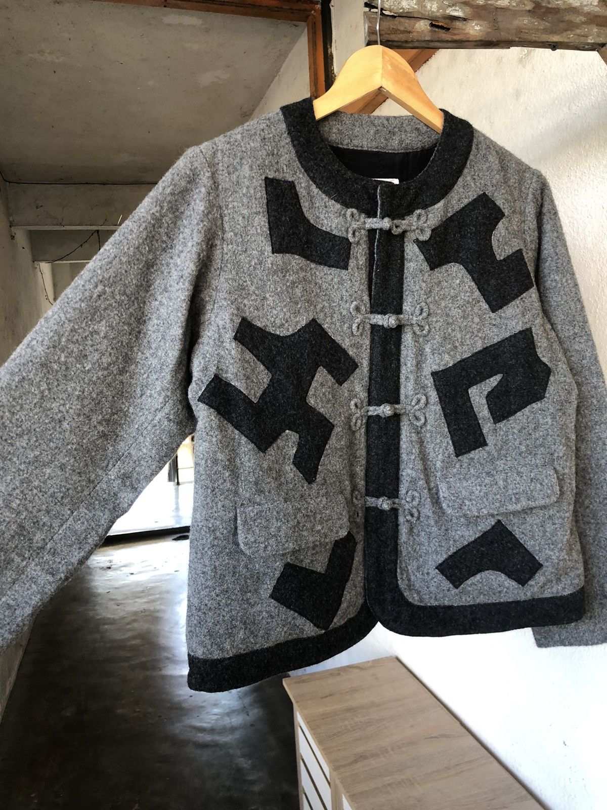 Hai Sporting Gear Vintage Hai Sporting Gear Patchwork Wool Jacket Size M / US 6-8 / IT 42-44 - 14 Thumbnail
