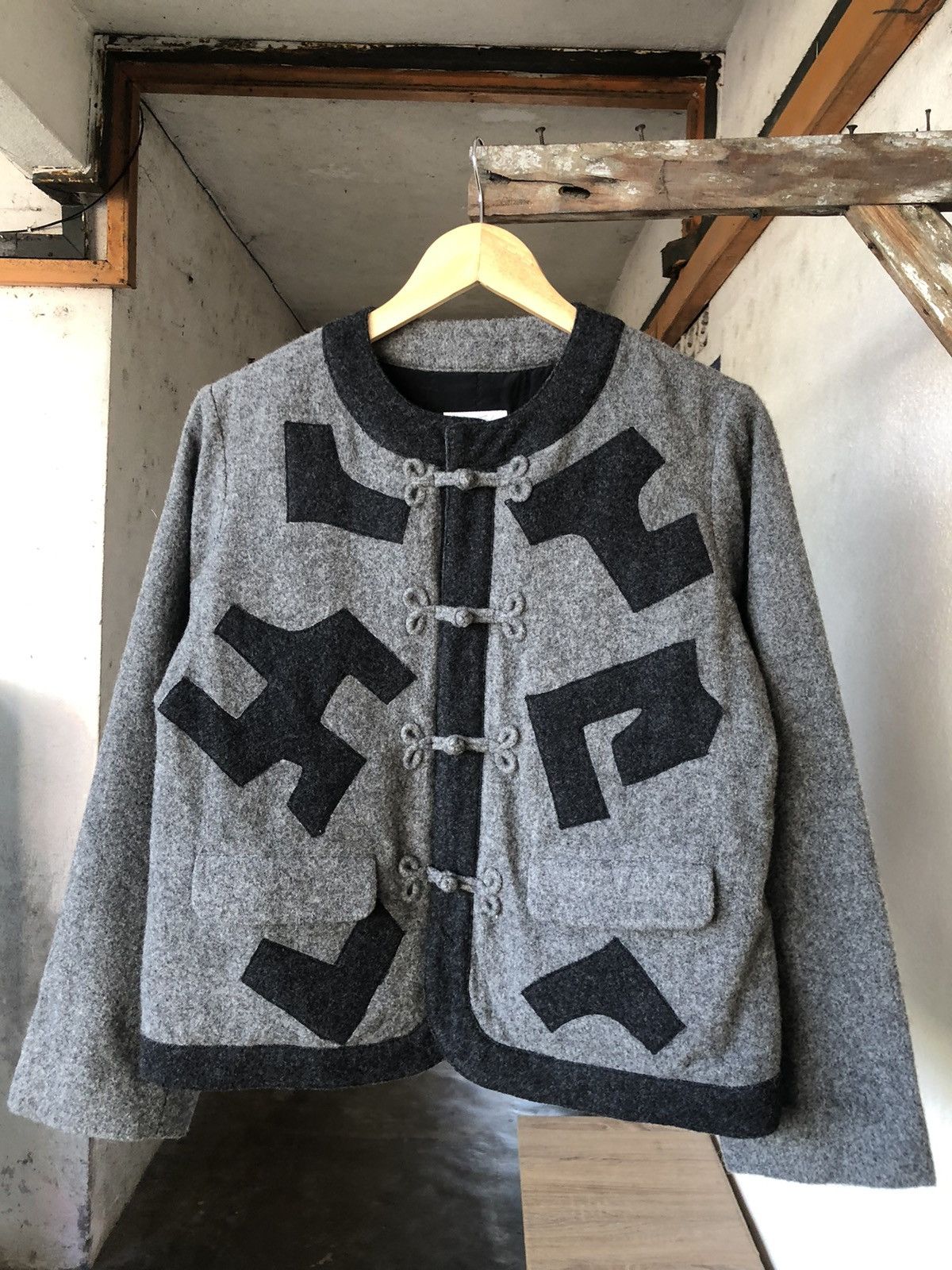 Hai Sporting Gear Vintage Hai Sporting Gear Patchwork Wool Jacket Size M / US 6-8 / IT 42-44 - 12 Thumbnail