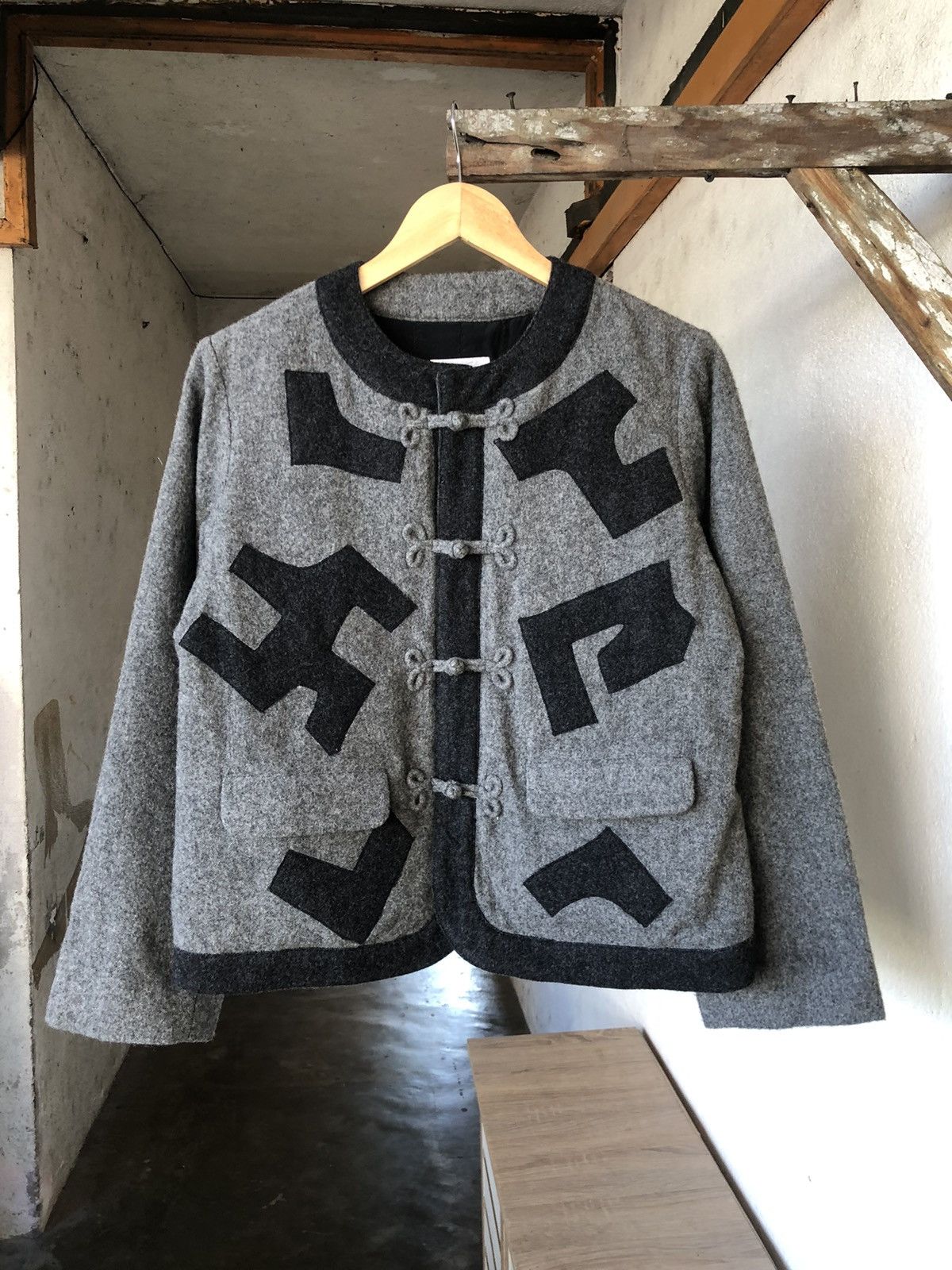 Hai Sporting Gear Vintage Hai Sporting Gear Patchwork Wool Jacket Size M / US 6-8 / IT 42-44 - 11 Thumbnail