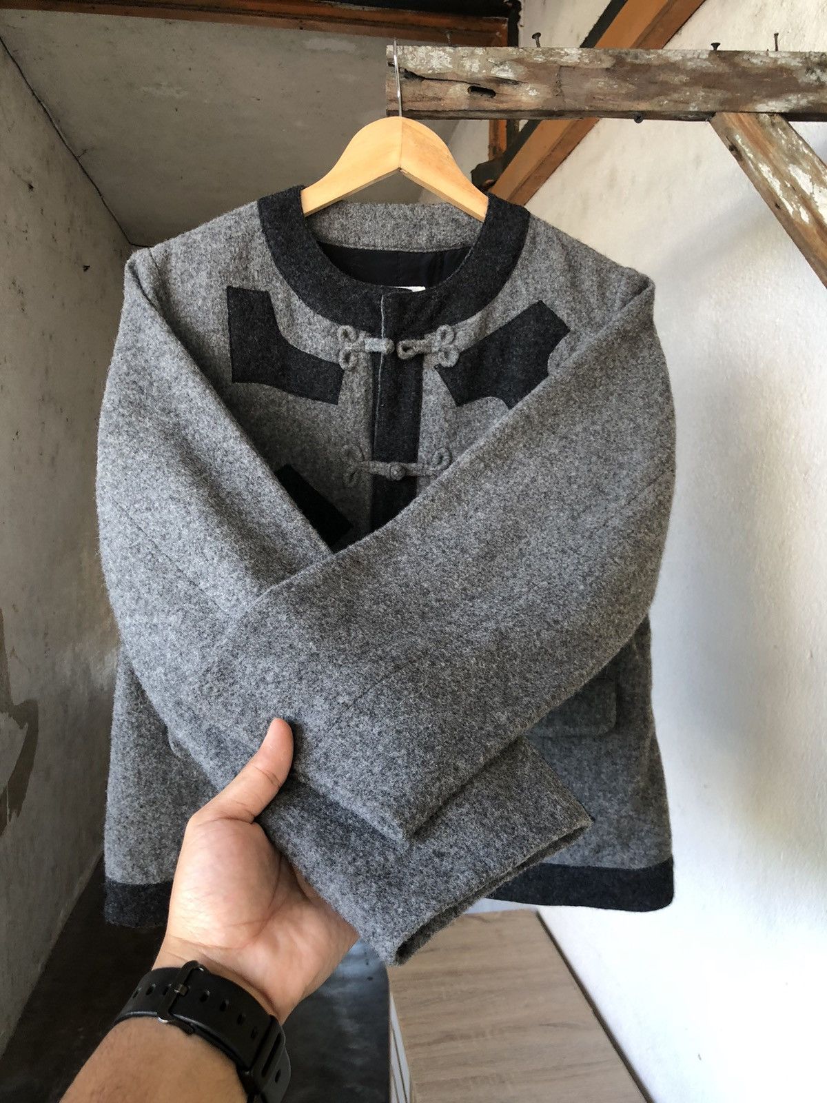 Hai Sporting Gear Vintage Hai Sporting Gear Patchwork Wool Jacket Size M / US 6-8 / IT 42-44 - 8 Thumbnail