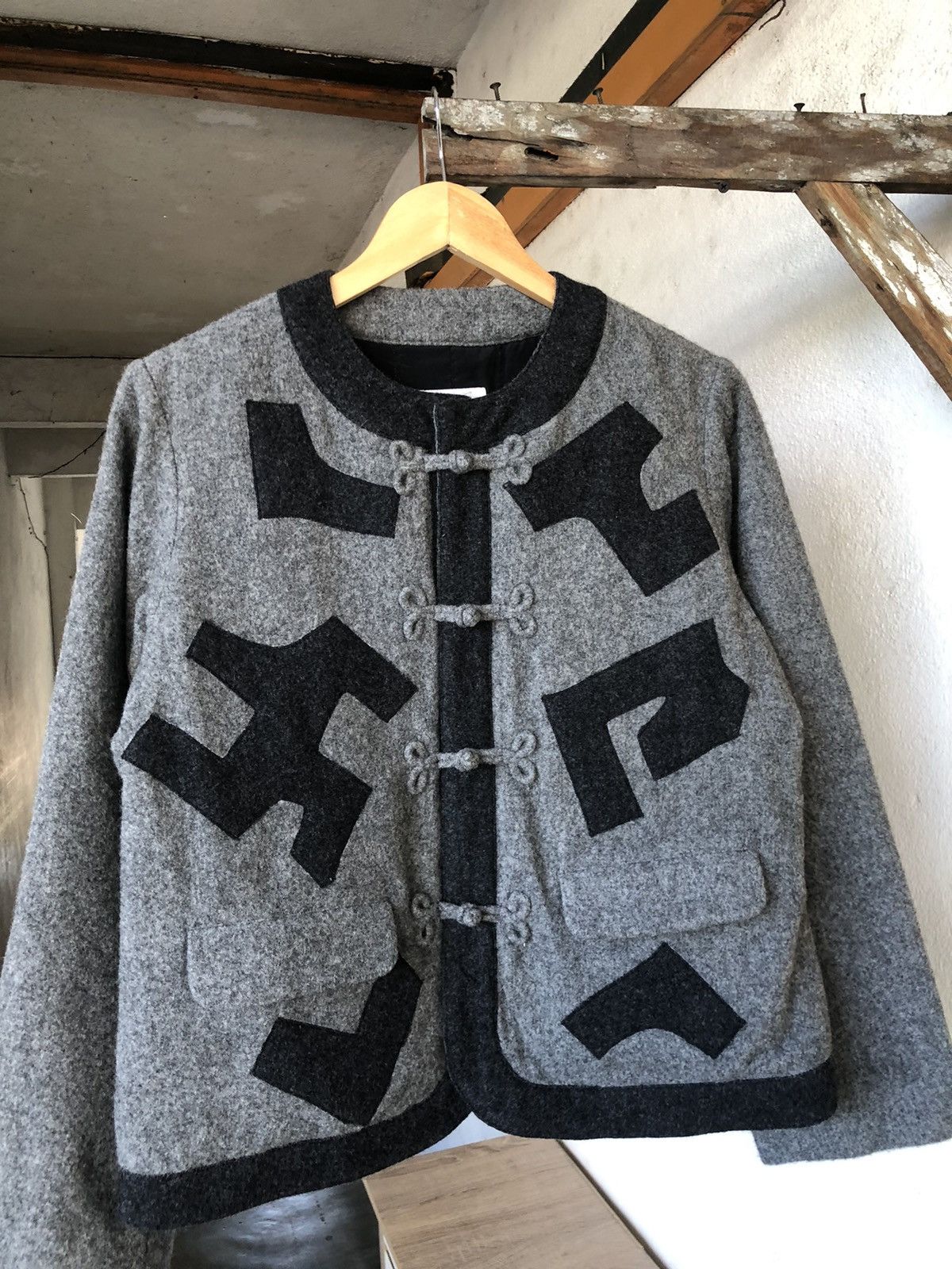Hai Sporting Gear Vintage Hai Sporting Gear Patchwork Wool Jacket Size M / US 6-8 / IT 42-44 - 13 Thumbnail