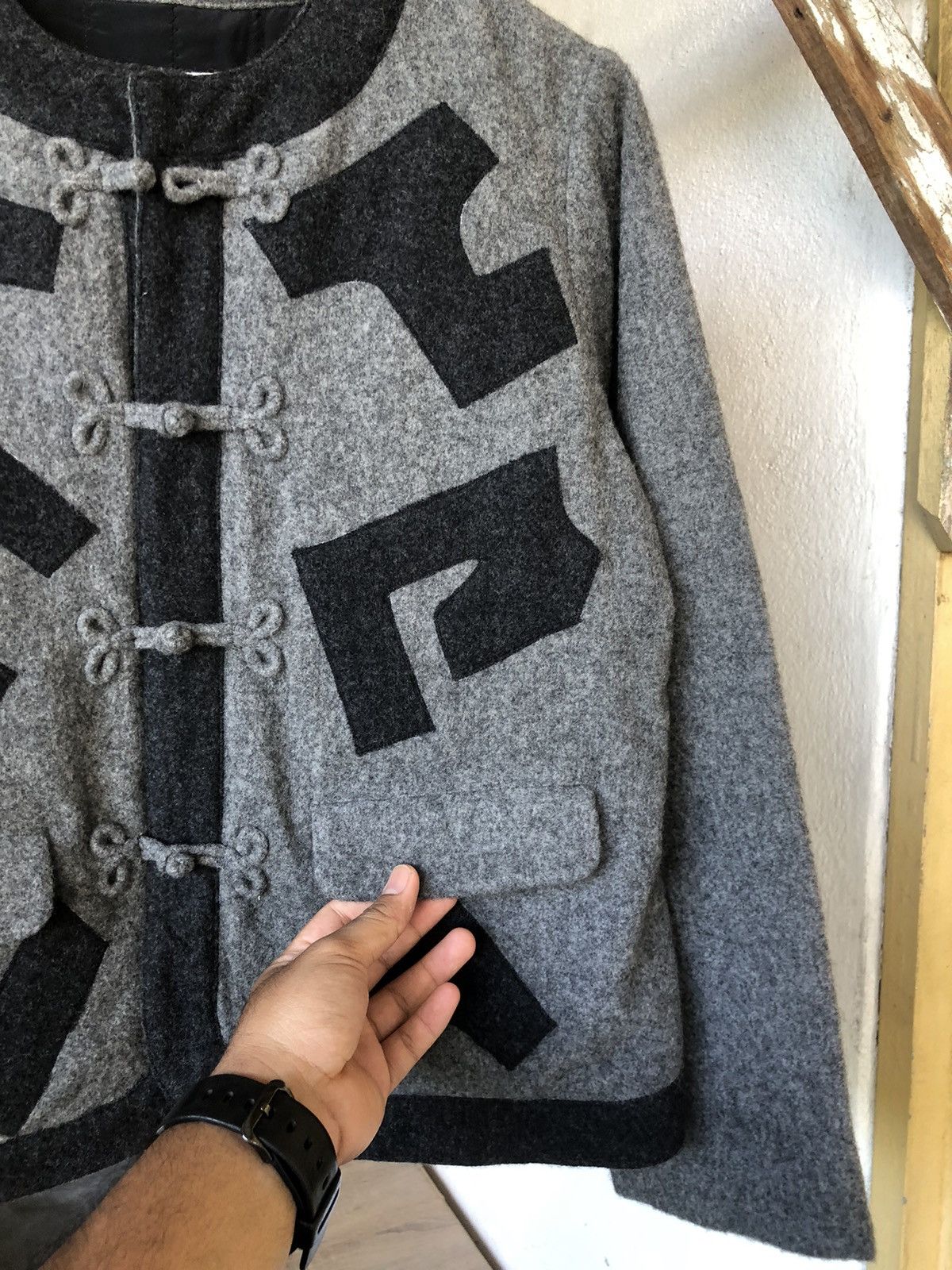 Hai Sporting Gear Vintage Hai Sporting Gear Patchwork Wool Jacket Size M / US 6-8 / IT 42-44 - 16 Thumbnail