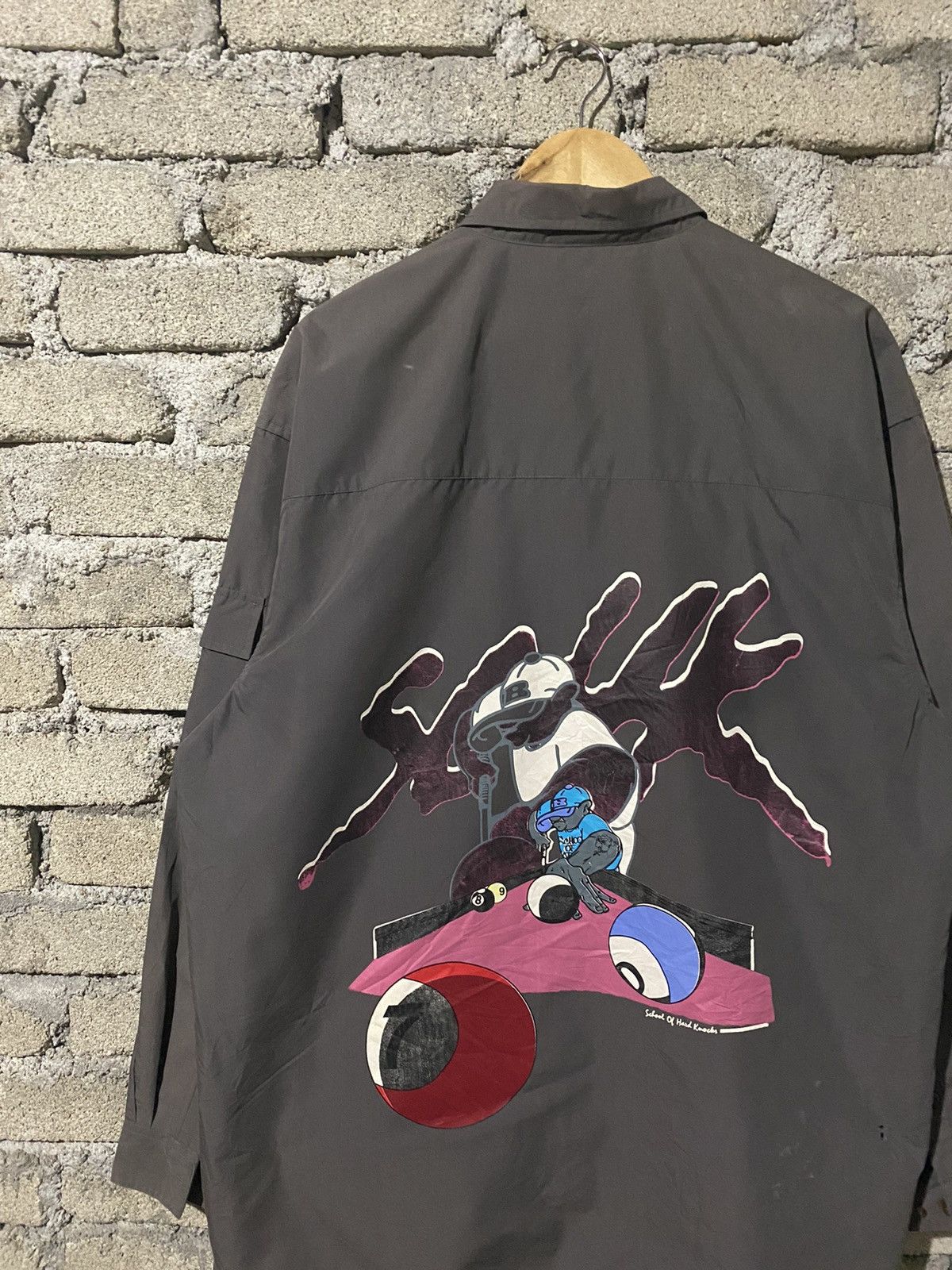 Japanese Brand 🔥SALE🔥SCHOOL OF HARDKNOCKS(SOHK)STREET WEAR FASHION BUTTON Size US XL / EU 56 / 4 - 4 Thumbnail
