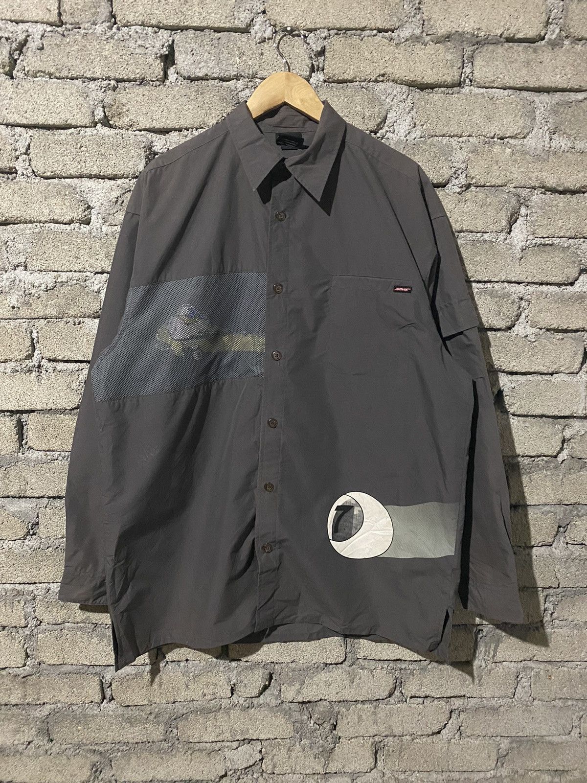 Japanese Brand 🔥SALE🔥SCHOOL OF HARDKNOCKS(SOHK)STREET WEAR FASHION BUTTON Size US XL / EU 56 / 4 - 2 Thumbnail