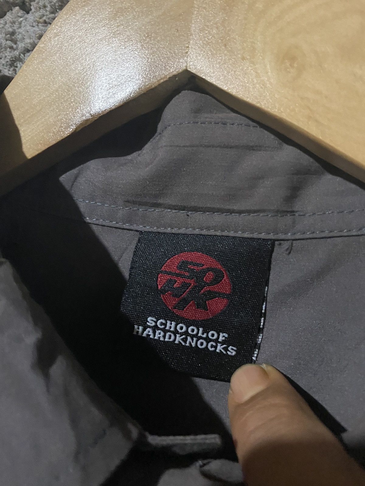 Japanese Brand 🔥SALE🔥SCHOOL OF HARDKNOCKS(SOHK)STREET WEAR FASHION BUTTON Size US XL / EU 56 / 4 - 9 Thumbnail