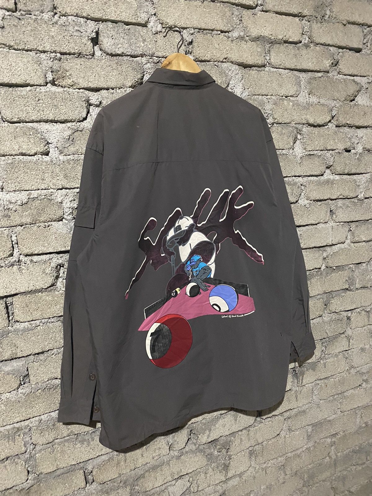 Japanese Brand 🔥SALE🔥SCHOOL OF HARDKNOCKS(SOHK)STREET WEAR FASHION BUTTON Size US XL / EU 56 / 4 - 3 Thumbnail