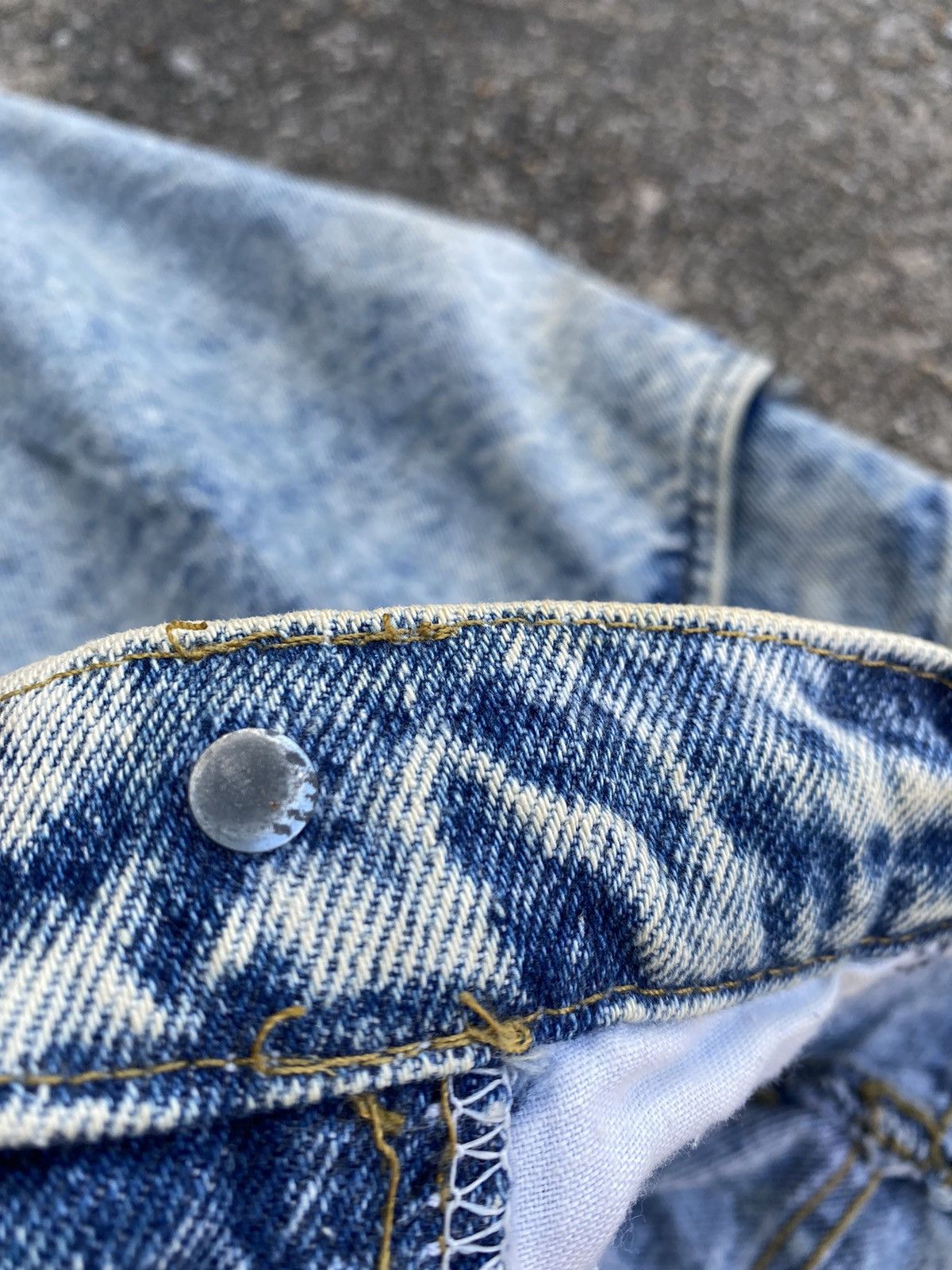 Lee Vintage 80s Lee Denim Acid Wash Baggy Jeans Size US 32 / EU 48 - 6 Thumbnail