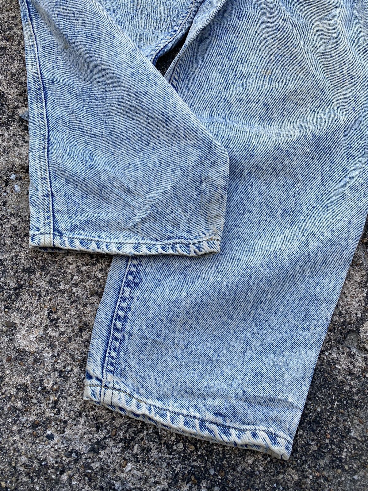 Lee Vintage 80s Lee Denim Acid Wash Baggy Jeans Size US 32 / EU 48 - 14 Thumbnail