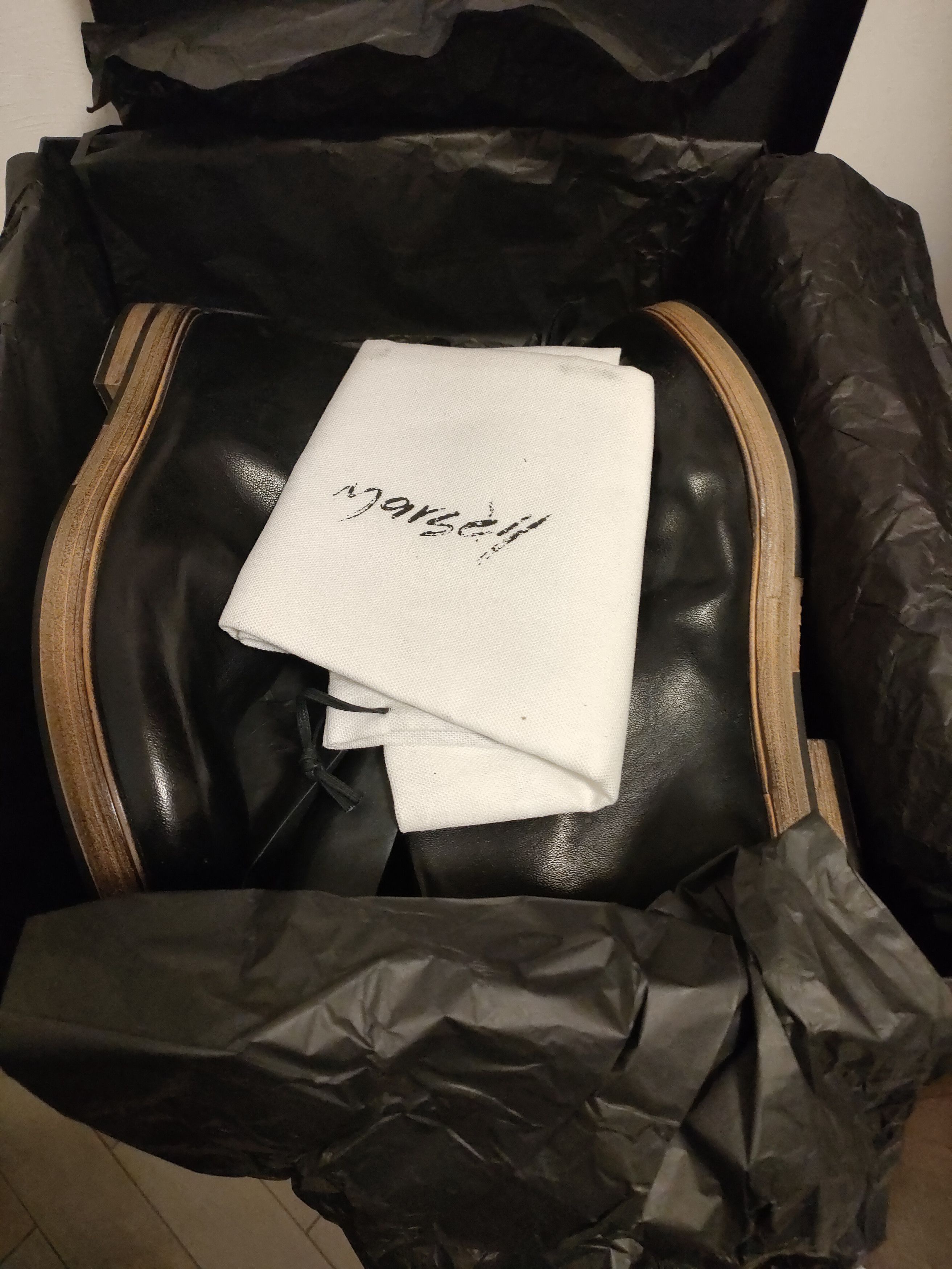 Marsell News Marsell 42,5 black leather boots Size US 9.5 / EU 42-43 - 1 Thumbnail