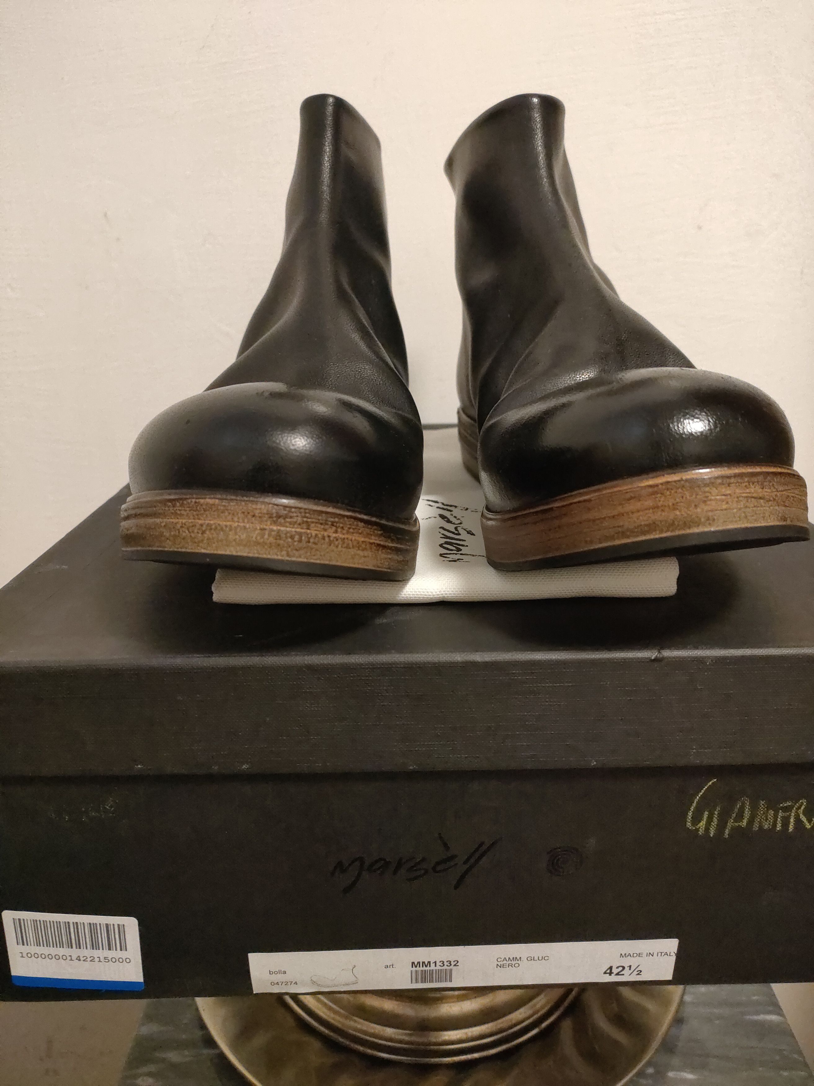 Marsell News Marsell 42,5 black leather boots Size US 9.5 / EU 42-43 - 12 Thumbnail