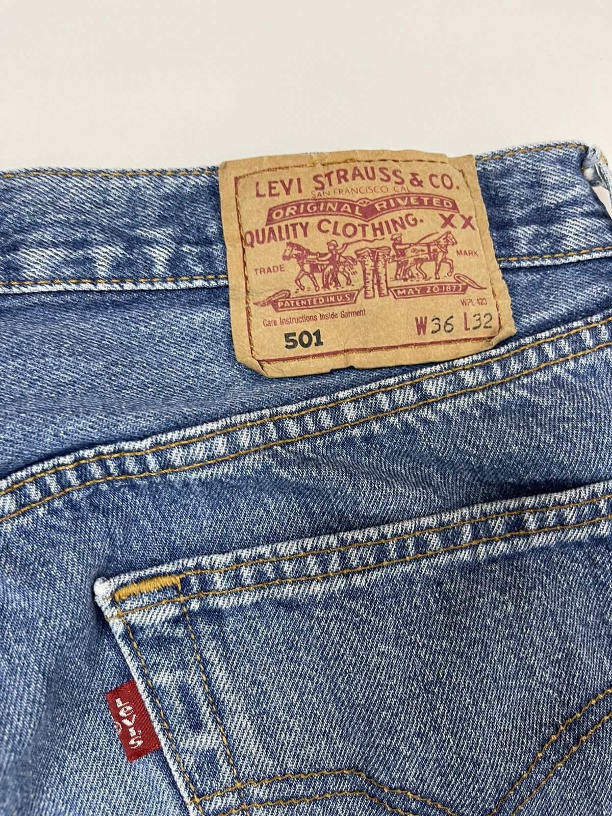 Levi's Levi’s 501 vintage made in UK blue classic denim jeans pants Size US 36 / EU 52 - 8 Thumbnail