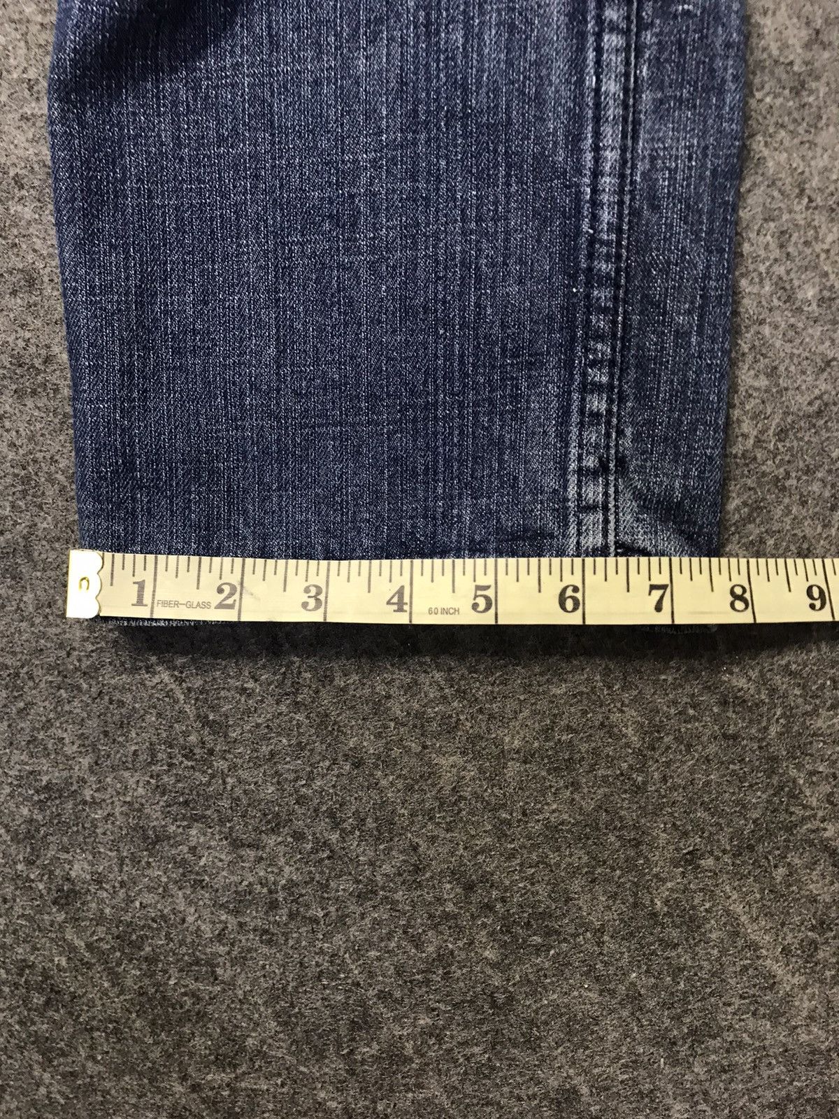 Japanese Brand Hype 90s Soda Brang Whisker Raw Indigo Denim Jeans Size US 30 / EU 46 - 12 Thumbnail