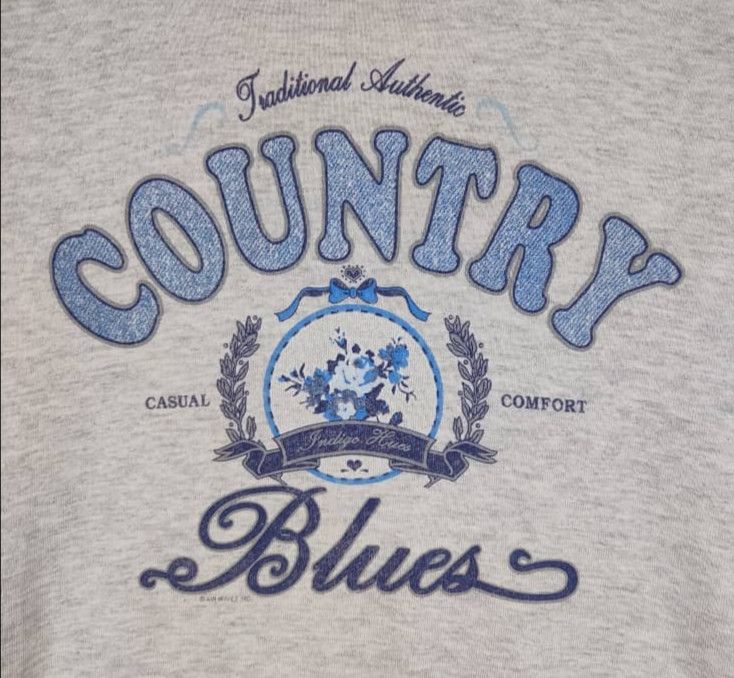 Vintage Vintage 90s Country Blue Air Wave Size US XL / EU 56 / 4 - 7 Thumbnail