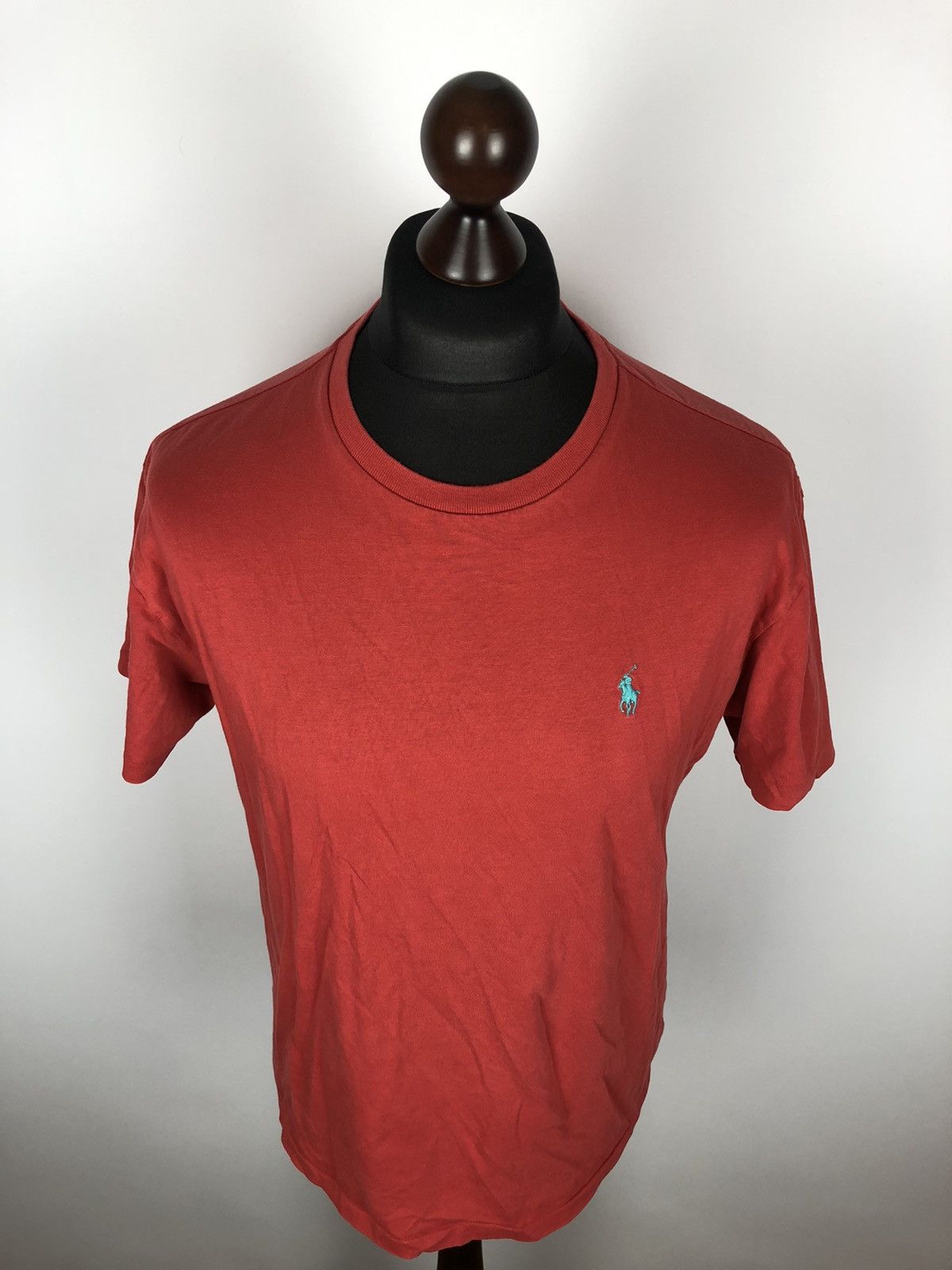 Polo Ralph Lauren Polo Ralph Lauren Basic Red T-Shirt Blue Logo Tee size M Size US M / EU 48-50 / 2 - 3 Thumbnail