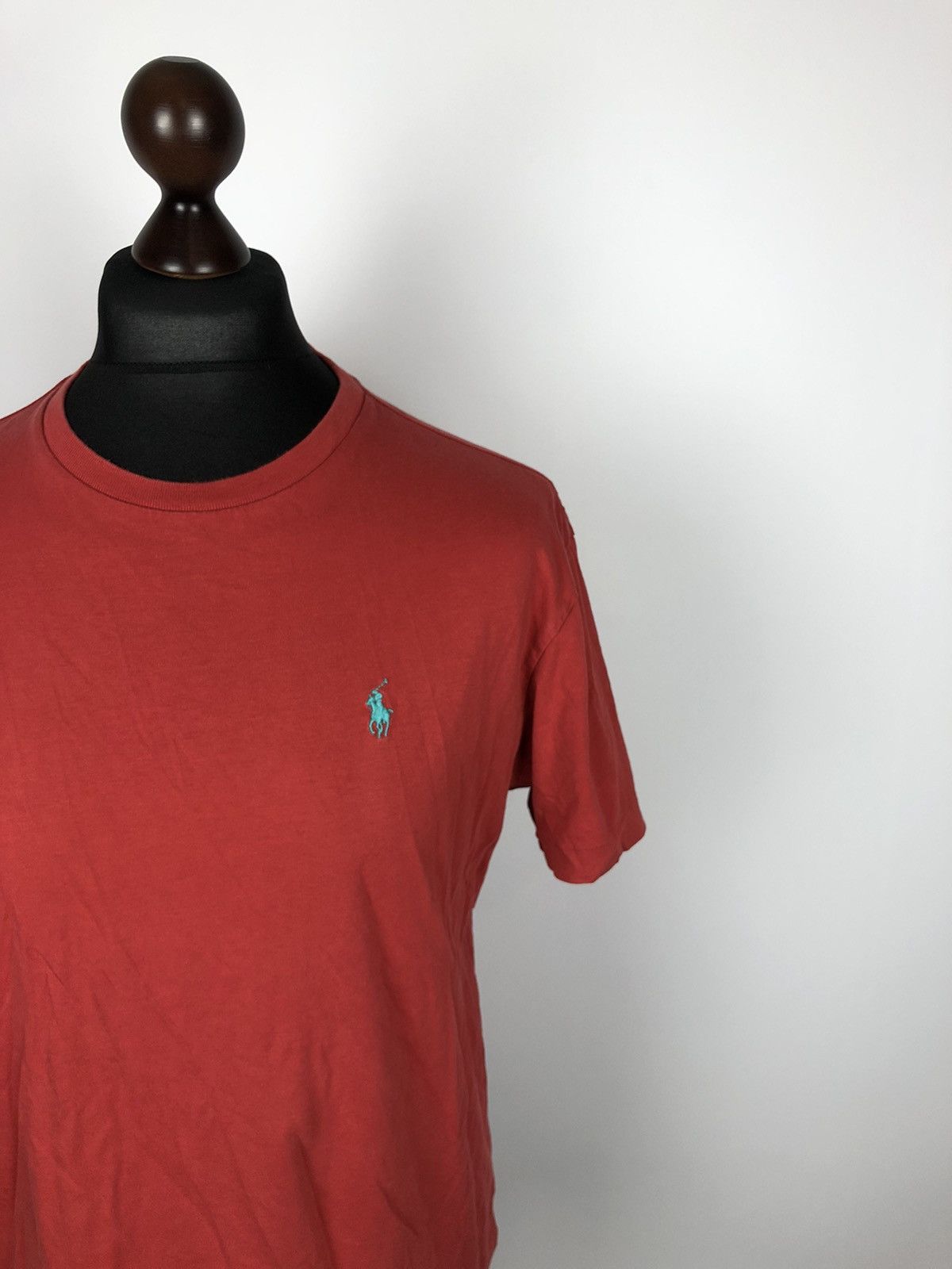 Polo Ralph Lauren Polo Ralph Lauren Basic Red T-Shirt Blue Logo Tee size M Size US M / EU 48-50 / 2 - 4 Thumbnail