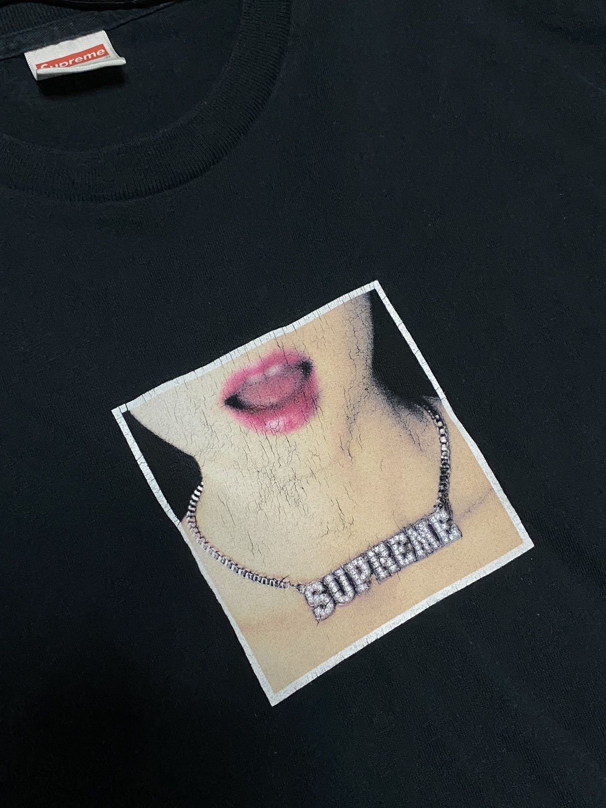 Supreme Supreme necklace tee Size US M / EU 48-50 / 2 - 2 Thumbnail