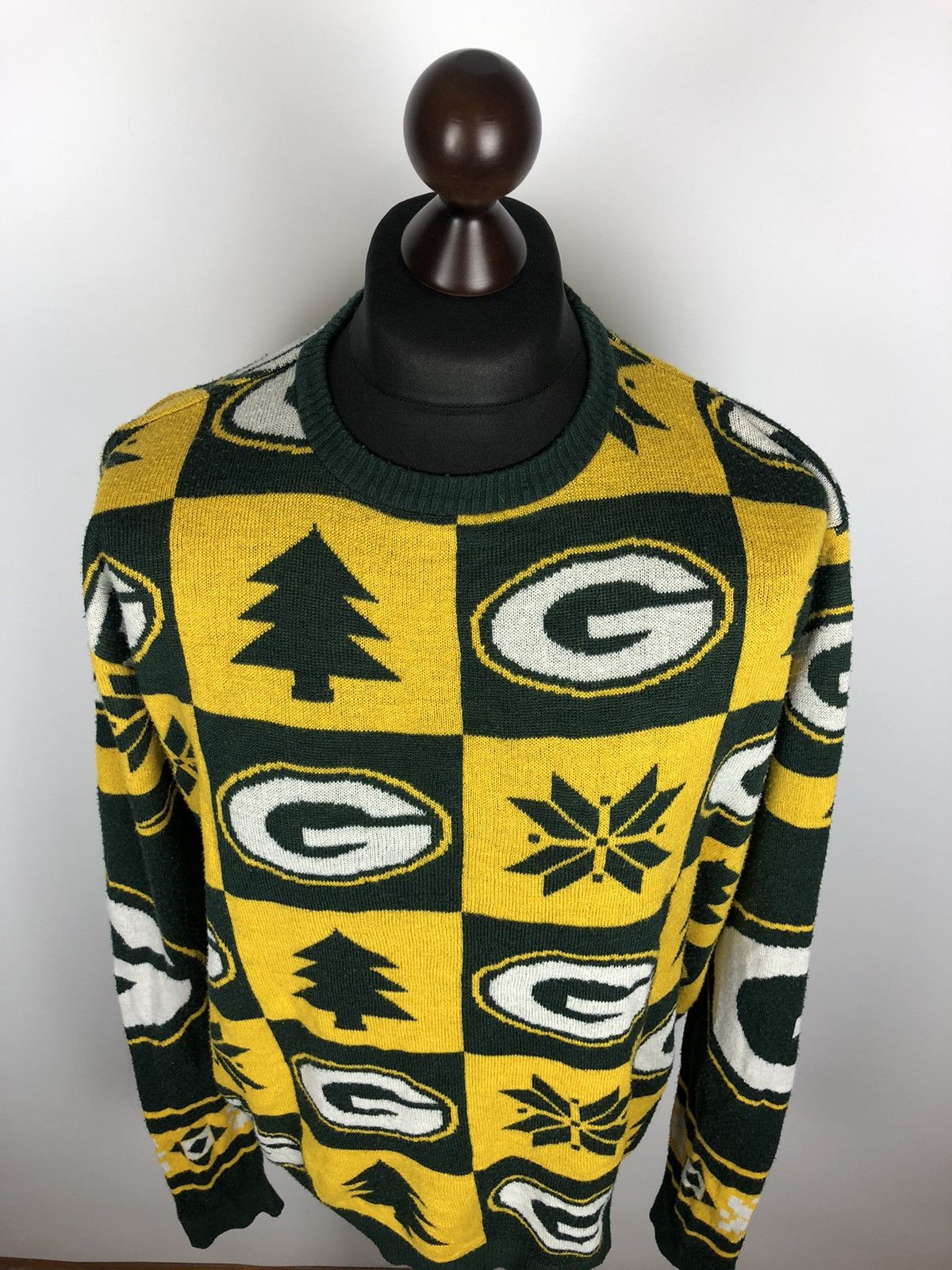 NFL NFL Packers Monogram Logo Sweater Pullover Jumper XL Size US XL / EU 56 / 4 - 3 Thumbnail