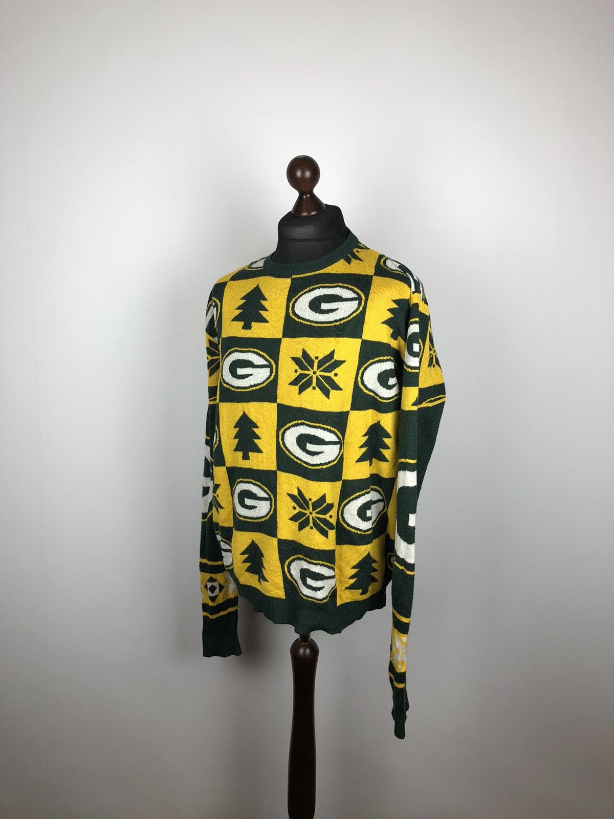 NFL NFL Packers Monogram Logo Sweater Pullover Jumper XL Size US XL / EU 56 / 4 - 1 Thumbnail