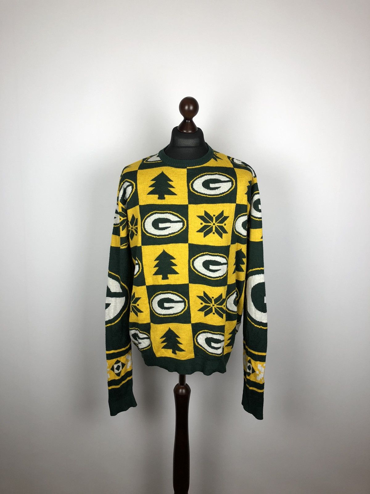 NFL NFL Packers Monogram Logo Sweater Pullover Jumper XL Size US XL / EU 56 / 4 - 2 Thumbnail