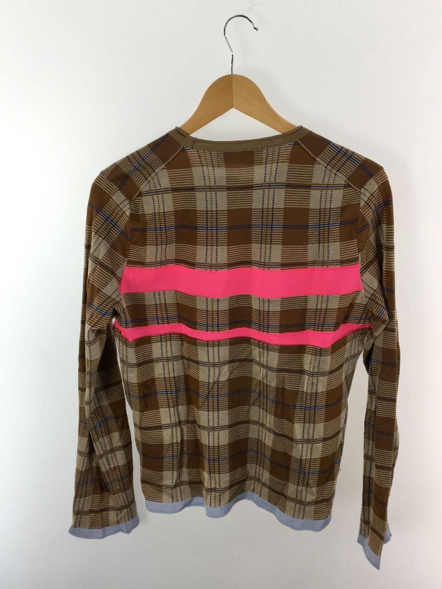 Comme des Garcons × Comme des Garcons Homme Plus AD2001 Cropped Plaid Knit Sweater Size US S / EU 44-46 / 1 - 2 Thumbnail