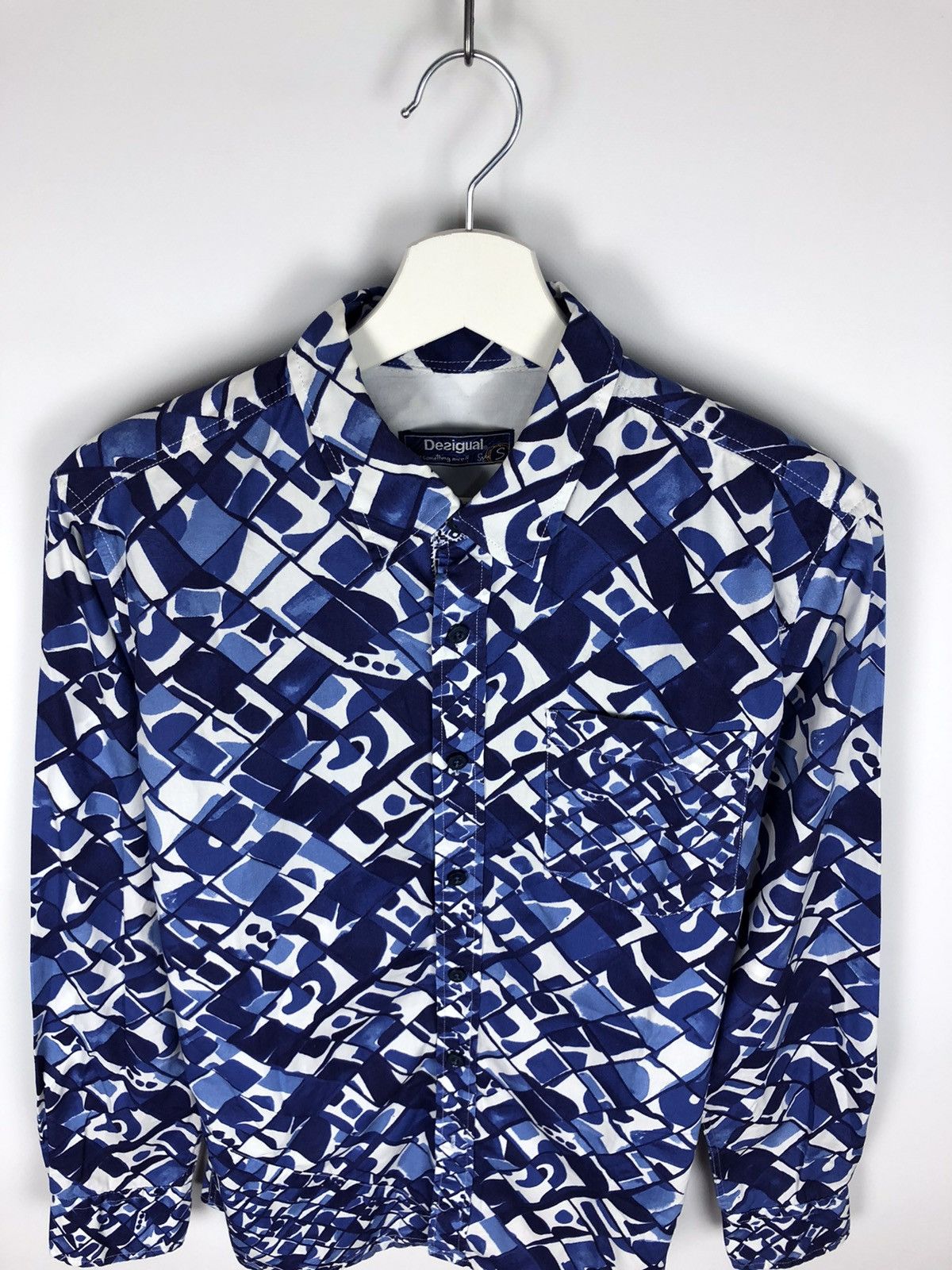 Desigual Desigual Shirt Blue Ornament Full Printed size S Size US S / EU 44-46 / 1 - 2 Thumbnail