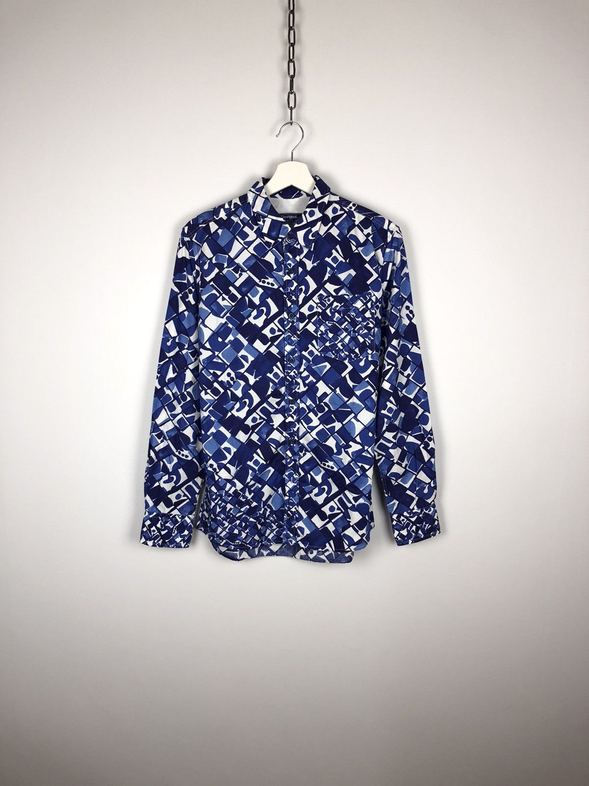 Desigual Desigual Shirt Blue Ornament Full Printed size S Size US S / EU 44-46 / 1 - 1 Thumbnail