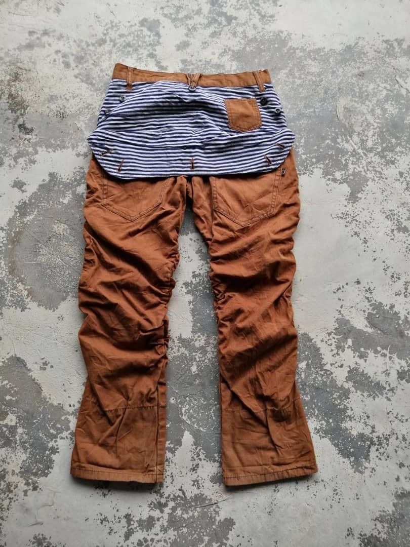 image of Japanese Pants Design Like Final Home Styles in Brown, Men's (Size 28)