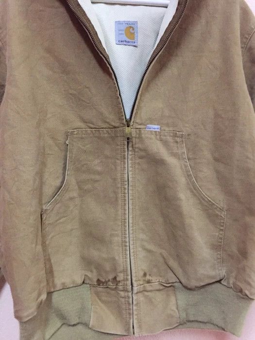 Carhartt Carhartt Jacket Workwear Brown Canvas menswear hooded USA Size US L / EU 52-54 / 3 - 3 Thumbnail