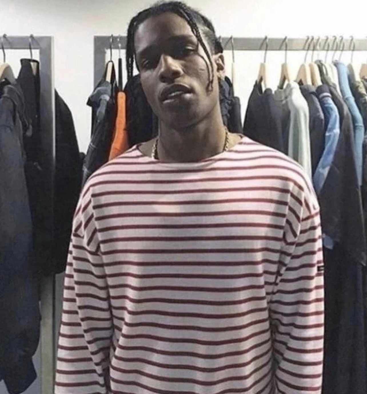 A$AP Rocky × Vintage Le Minor 80s vintage striped made in France longsleeve Size US M / EU 48-50 / 2 - 2 Thumbnail