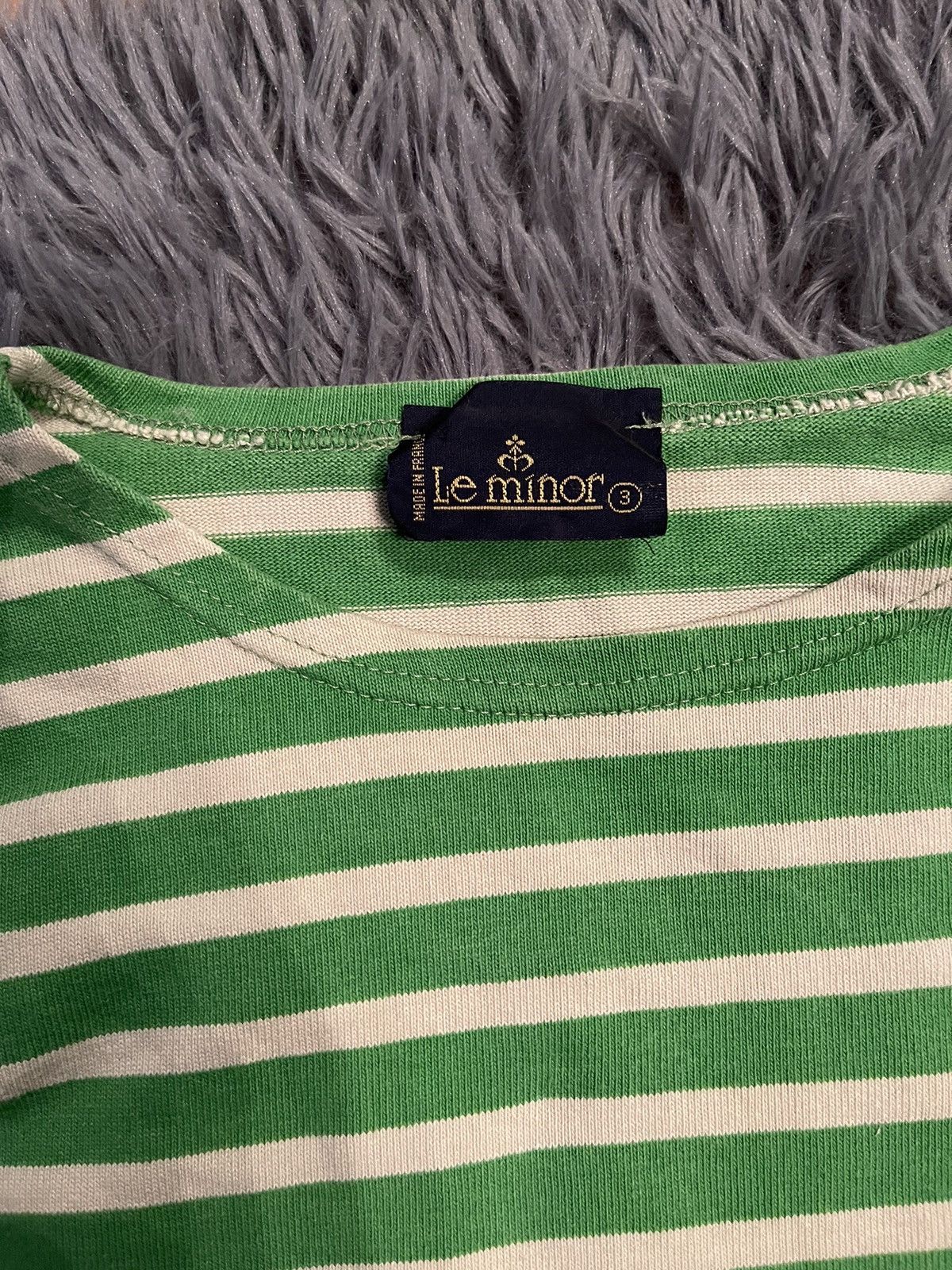 A$AP Rocky × Vintage Le Minor 80s vintage striped made in France longsleeve Size US M / EU 48-50 / 2 - 4 Thumbnail