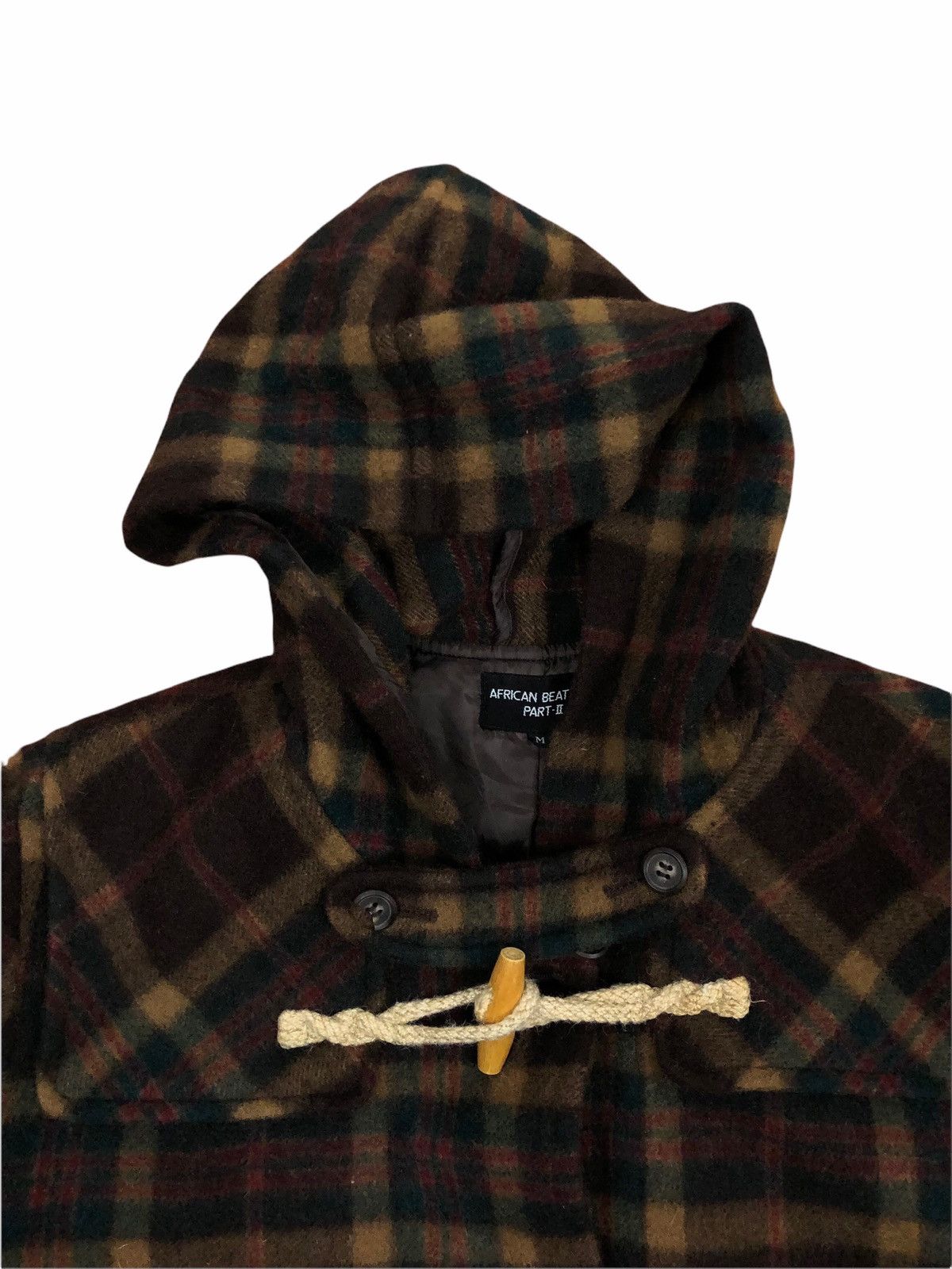 If Six Was Nine Vintage African Beat Club Part-II Duffle Coat Jacket Size US M / EU 48-50 / 2 - 7 Thumbnail