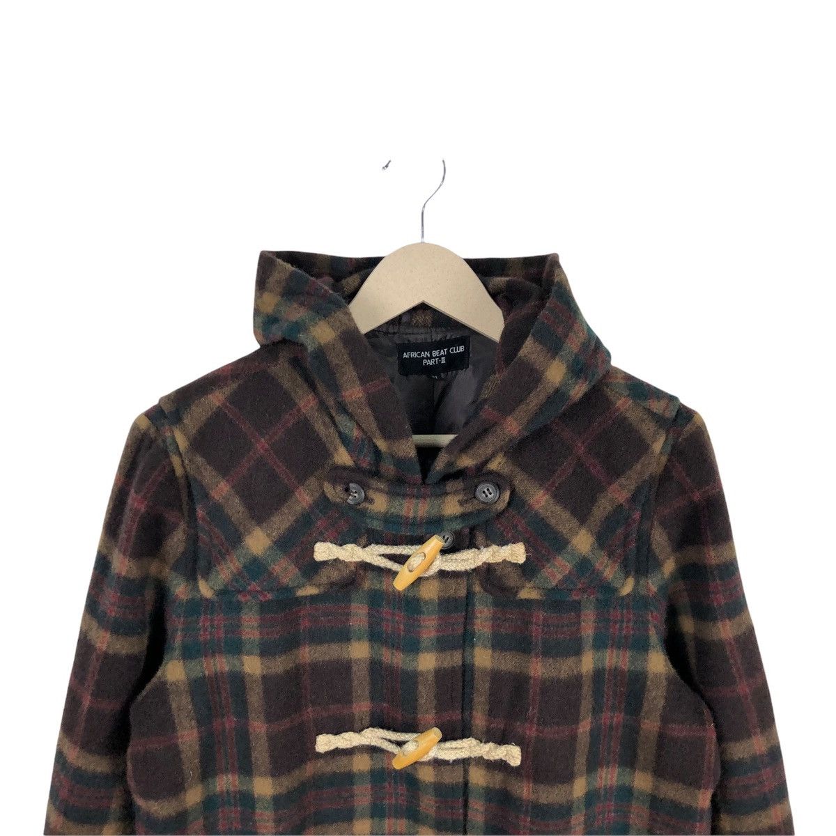 If Six Was Nine Vintage African Beat Club Part-II Duffle Coat Jacket Size US M / EU 48-50 / 2 - 4 Thumbnail