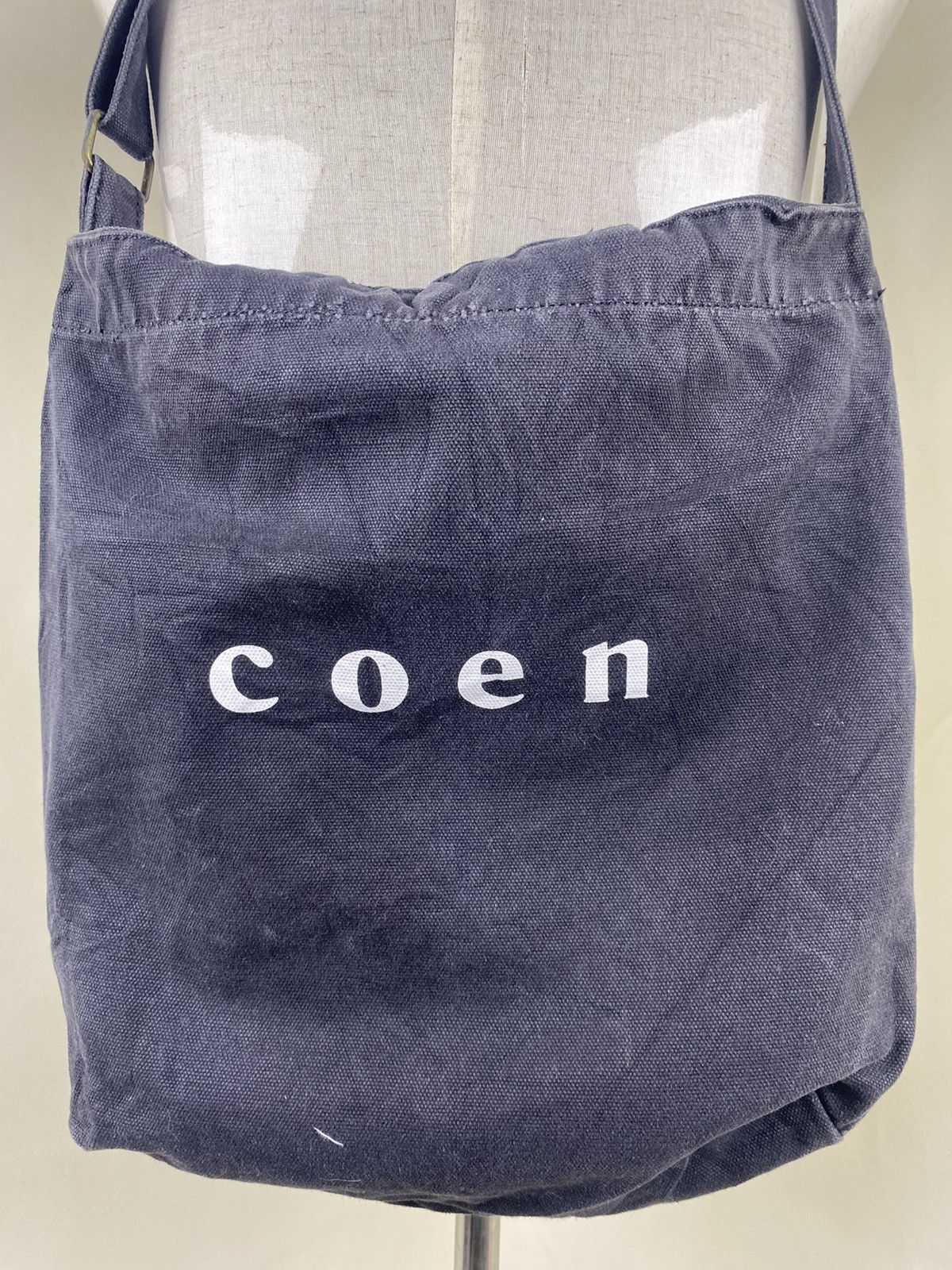 Japanese Brand Coen Canvas Sling / Tote Bag Size ONE SIZE - 2 Thumbnail