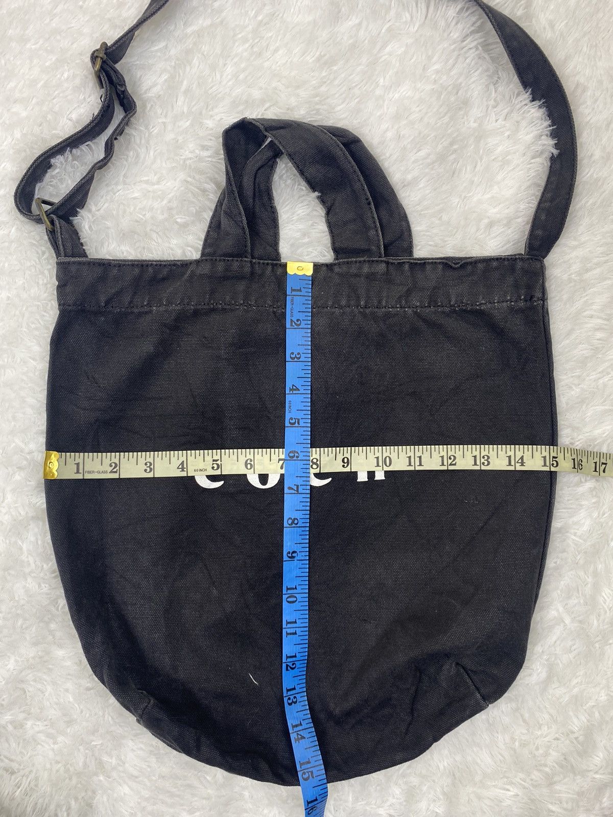 Japanese Brand Coen Canvas Sling / Tote Bag Size ONE SIZE - 7 Thumbnail