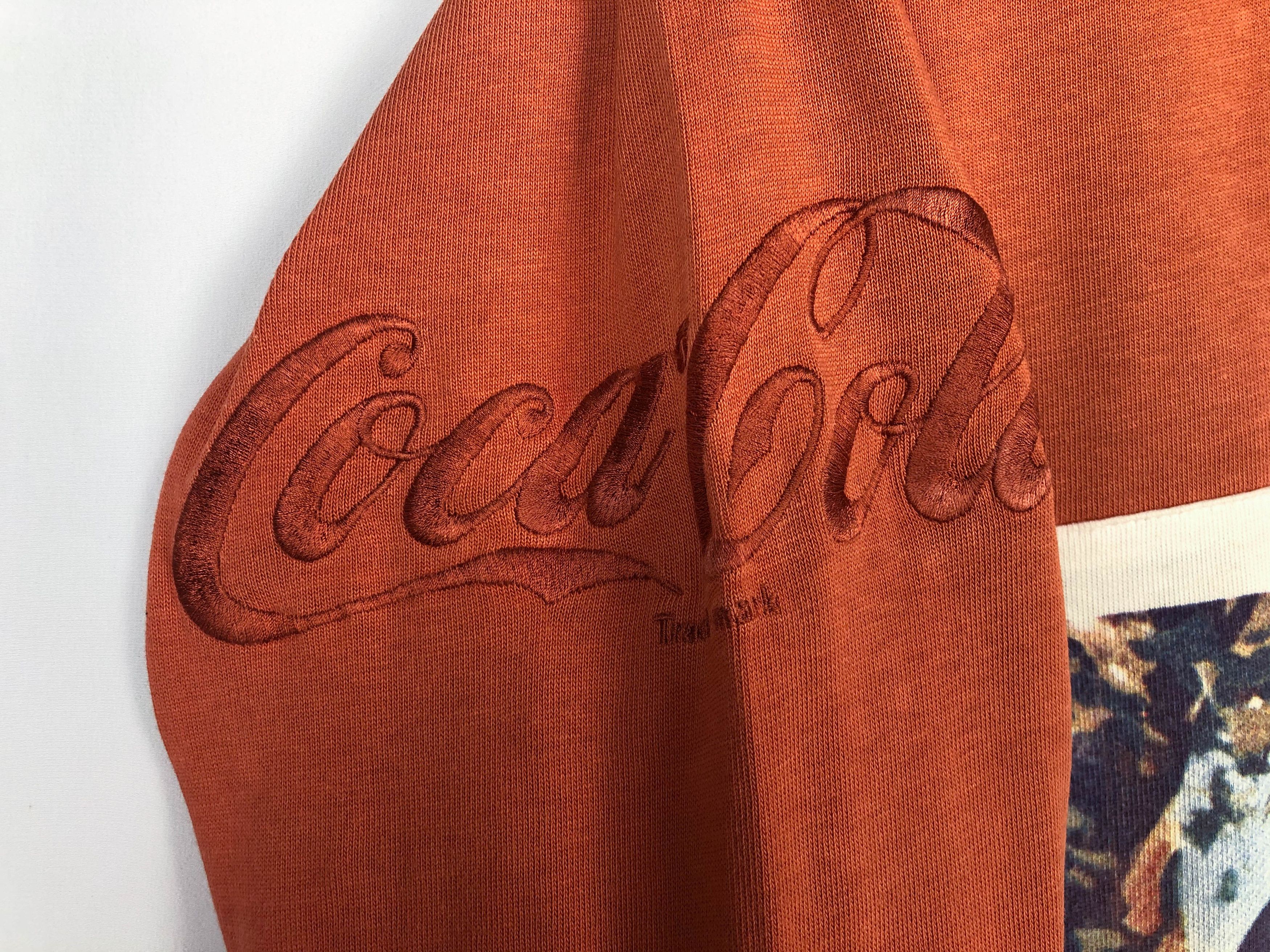 Coca Cola Vintage 80s Coca-Cola Sweatshirt Rare Design Size US M / EU 48-50 / 2 - 5 Thumbnail