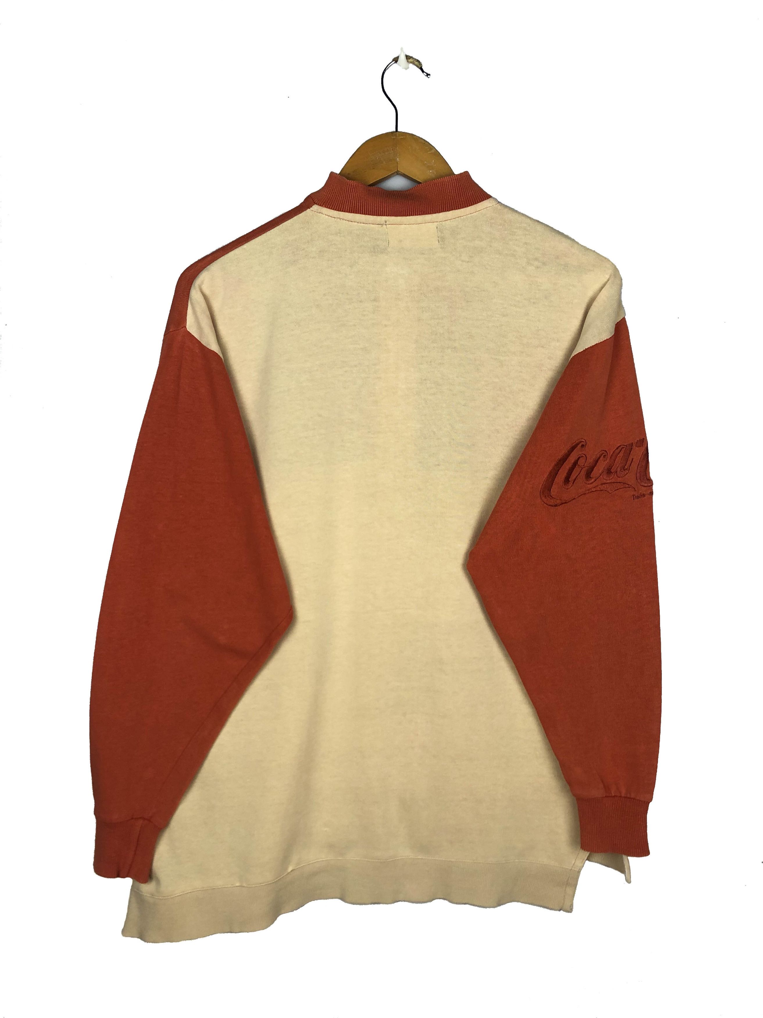 Coca Cola Vintage 80s Coca-Cola Sweatshirt Rare Design Size US M / EU 48-50 / 2 - 2 Thumbnail