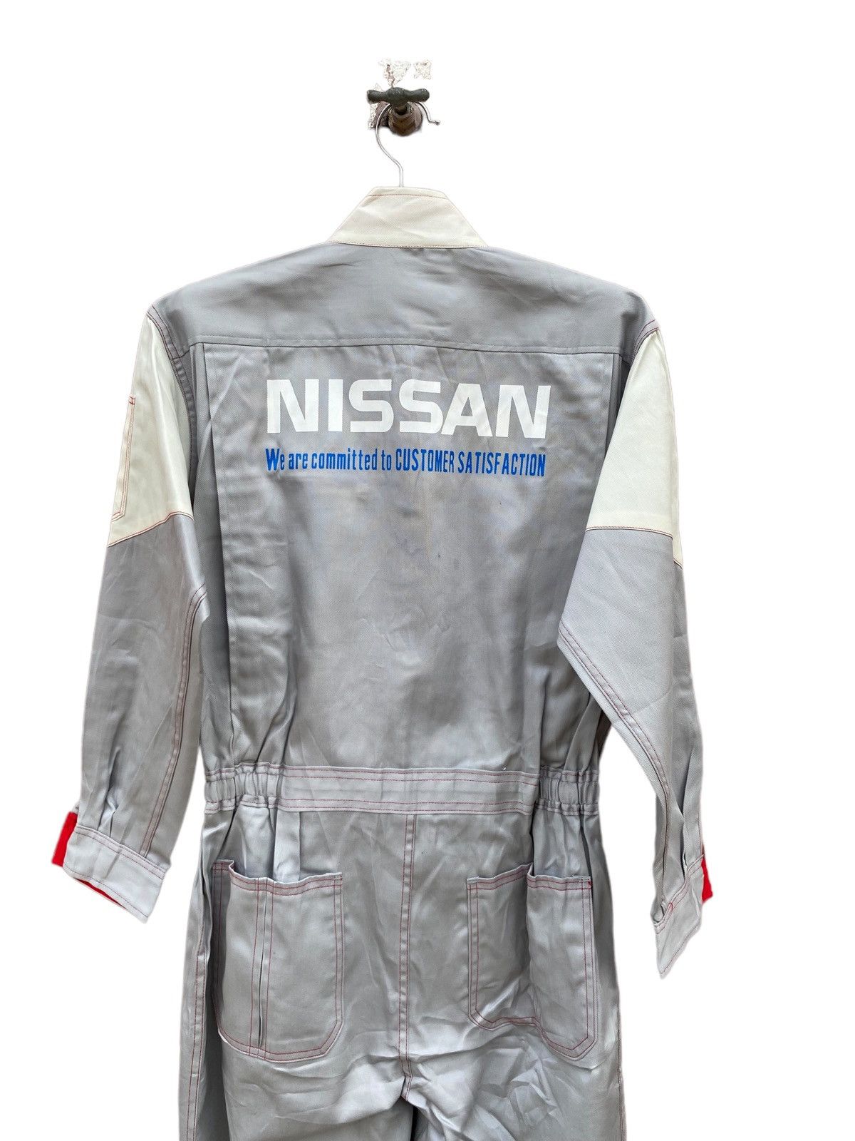 Vintage Vintage Nissan Hiteq Overalls Jumpsuit Size US 33 - 1 Thumbnail