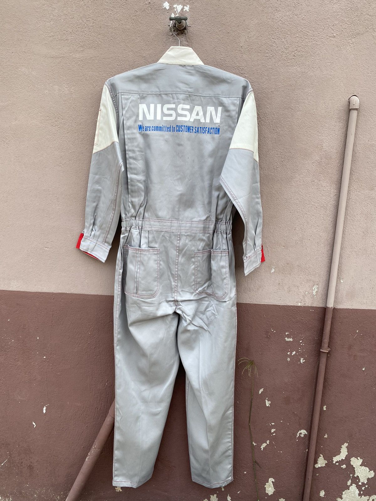 Vintage Vintage Nissan Hiteq Overalls Jumpsuit Size US 33 - 3 Thumbnail
