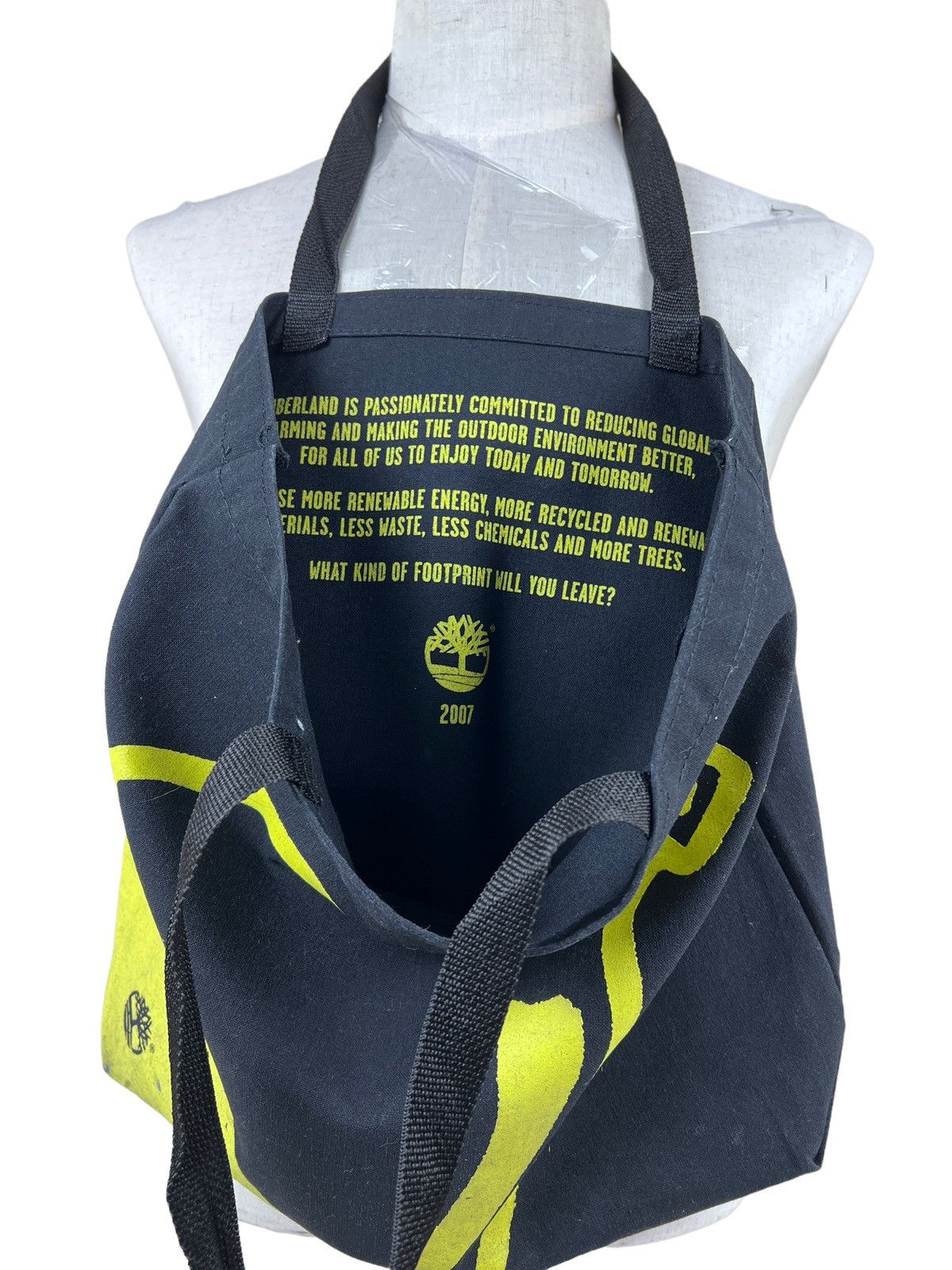 Timberland Vintage Timberland Recycled By Plastic Bottle Totebag Size ONE SIZE - 3 Thumbnail