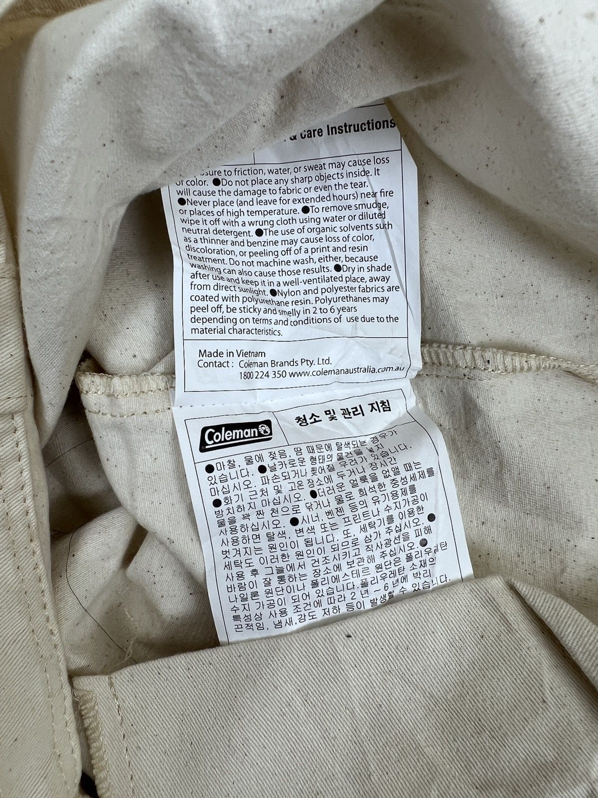 Coleman Vintage Coleman Sling/Shoulder Canvas Bag Size ONE SIZE - 5 Thumbnail